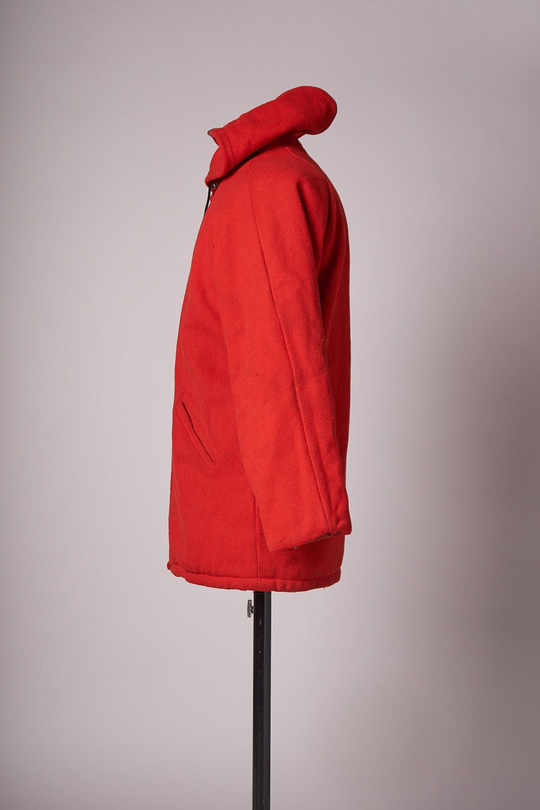 Vintage 1950s-60s Vintage Red Car Hunting Letterman Coat Size US M / EU 48-50 / 2 - 3 Thumbnail