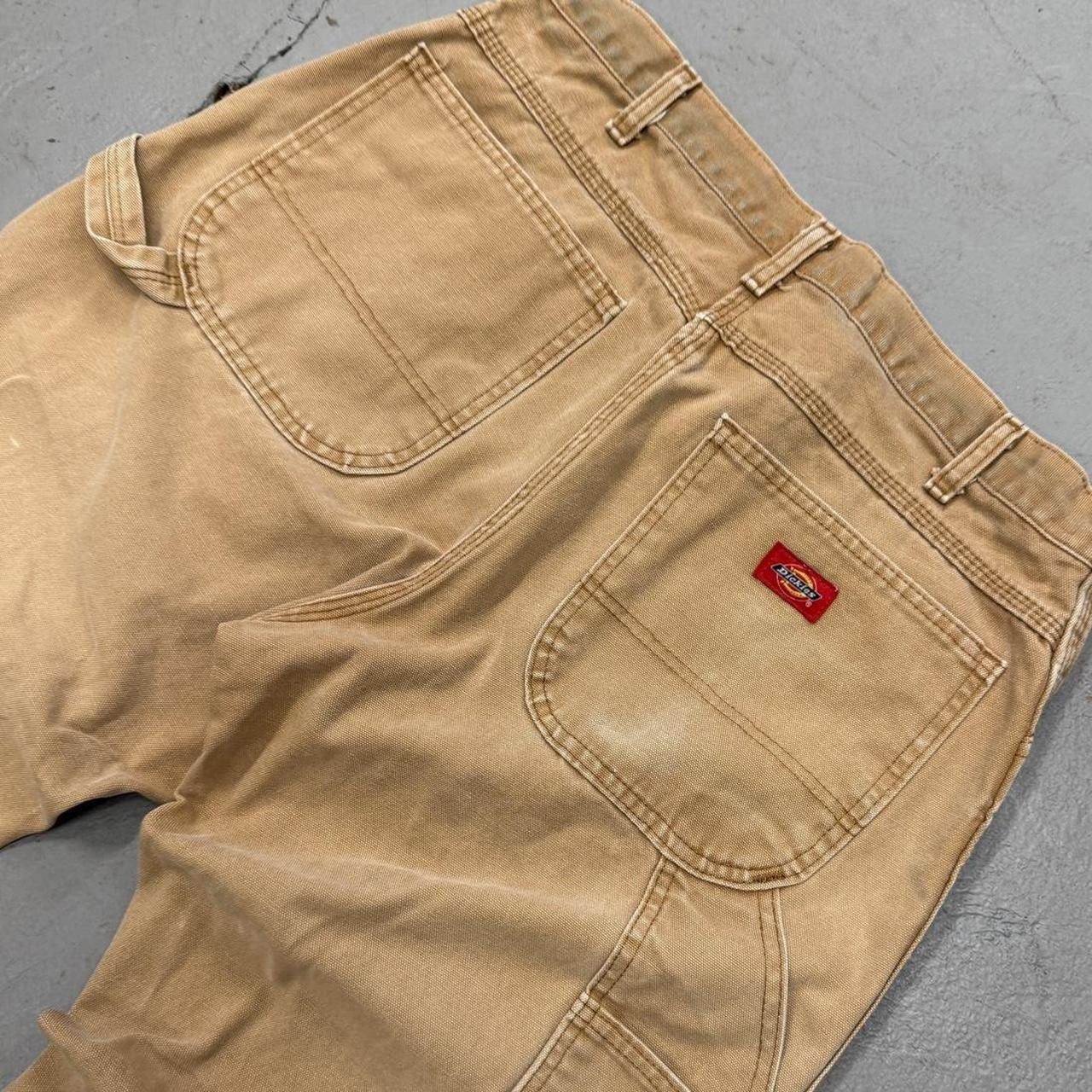 Dickies Vintage Dickies Red Patch Tan Carpenter Pants 34 x 32 Size US 34 / EU 50 - 2 Thumbnail