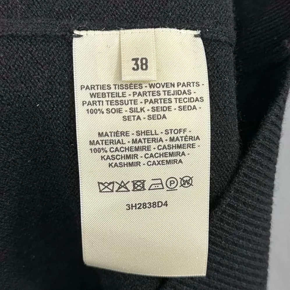 Hermes HERMES Chain Pattern Silk-Cashmere Women's Dress 38 Size S / US 4 / IT 40 - 4 Thumbnail