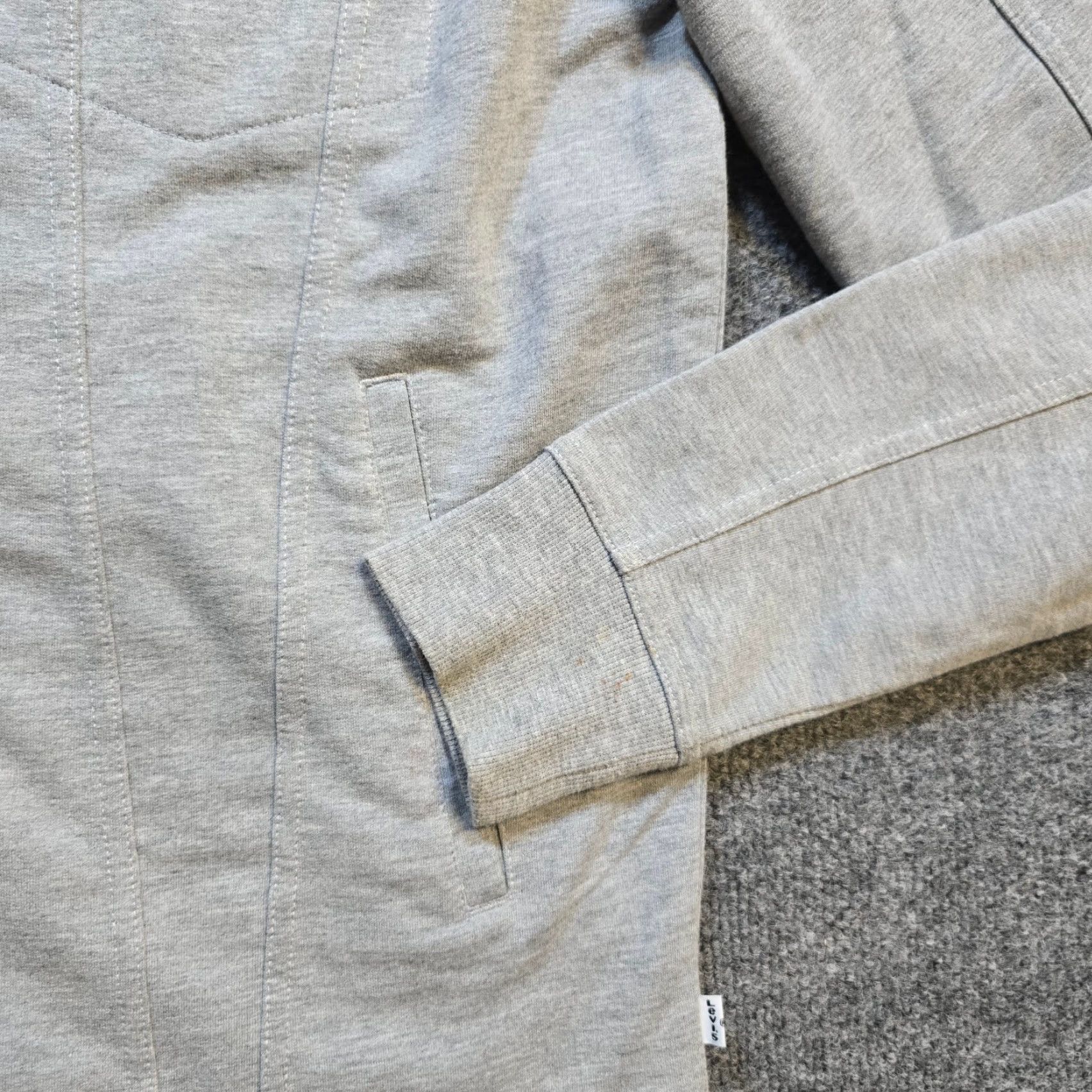 Levi's Levi's Hoodie Mens M Gray Hooded Snap Button Long Sleeve Casual Cardigan Jacket Size US M / EU 48-50 / 2 - 5 Thumbnail