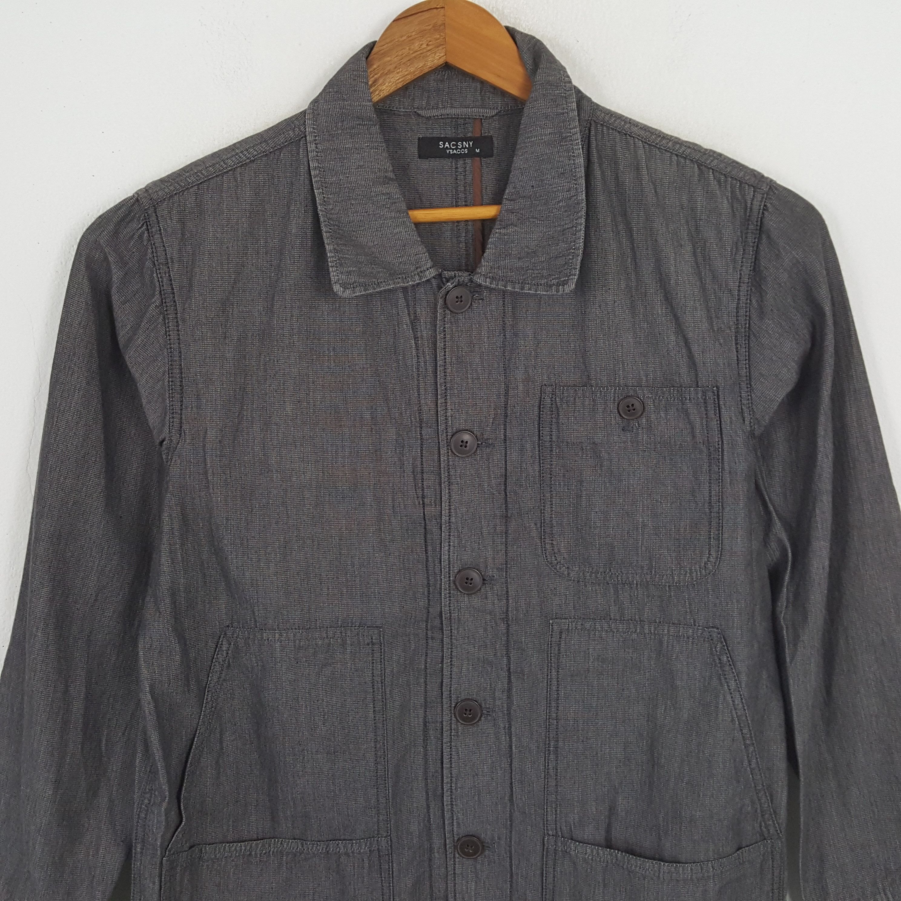 Vintage × Y's × Yohji Yamamoto Vintage Y'SACCS by YOHJI YAMAMOTO Japan Custom Logo Jacket Size US M / EU 48-50 / 2 - 4 Thumbnail