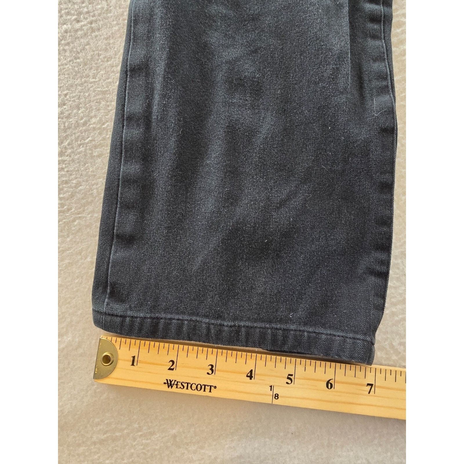 Chaps Chaps Jeans Womens Size 6 Black Denim Stretch Reg Straight Size 28" / US 6 / IT 42 - 3 Thumbnail