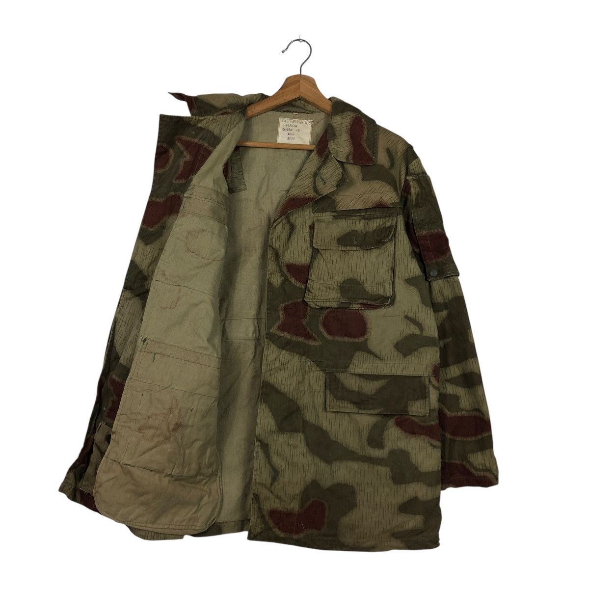 Vintage 🔥VTG 60’s GERMANY BGS SUMPFMUSTER CAMOUFLAGE PATTERN JACKET Size US M / EU 48-50 / 2 - 13 Thumbnail