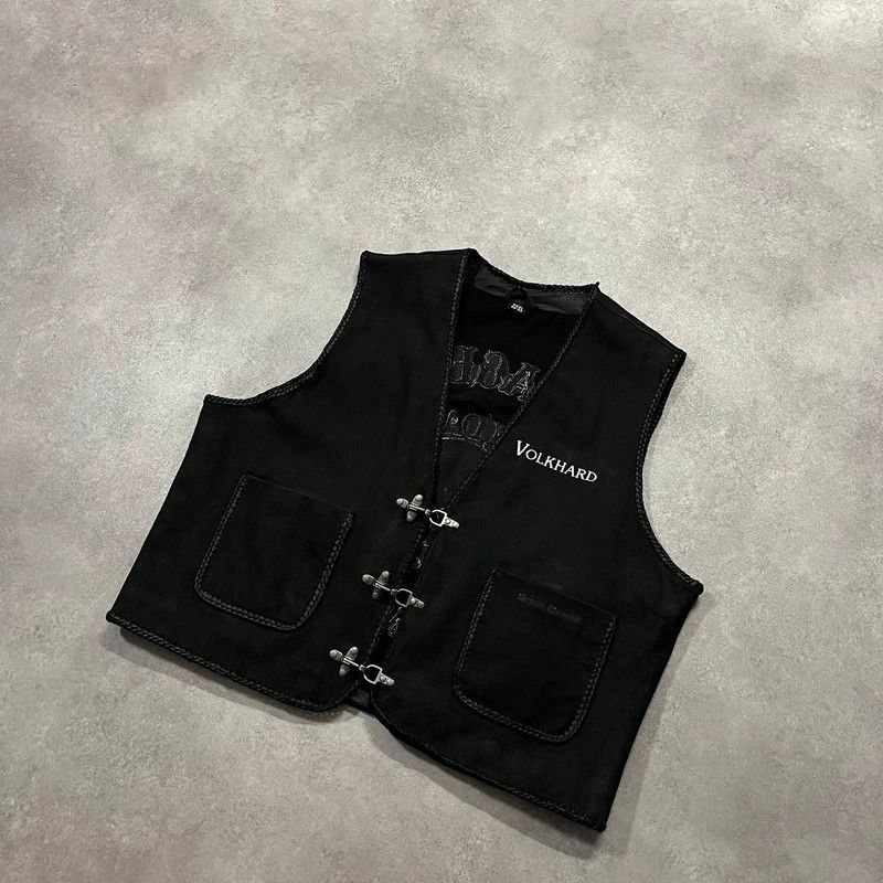 Harley Davidson Vintage Harley Davidson Motorcycles Leather Vest Moto Y2K Size US XXL / EU 58 / 5 - 4 Thumbnail