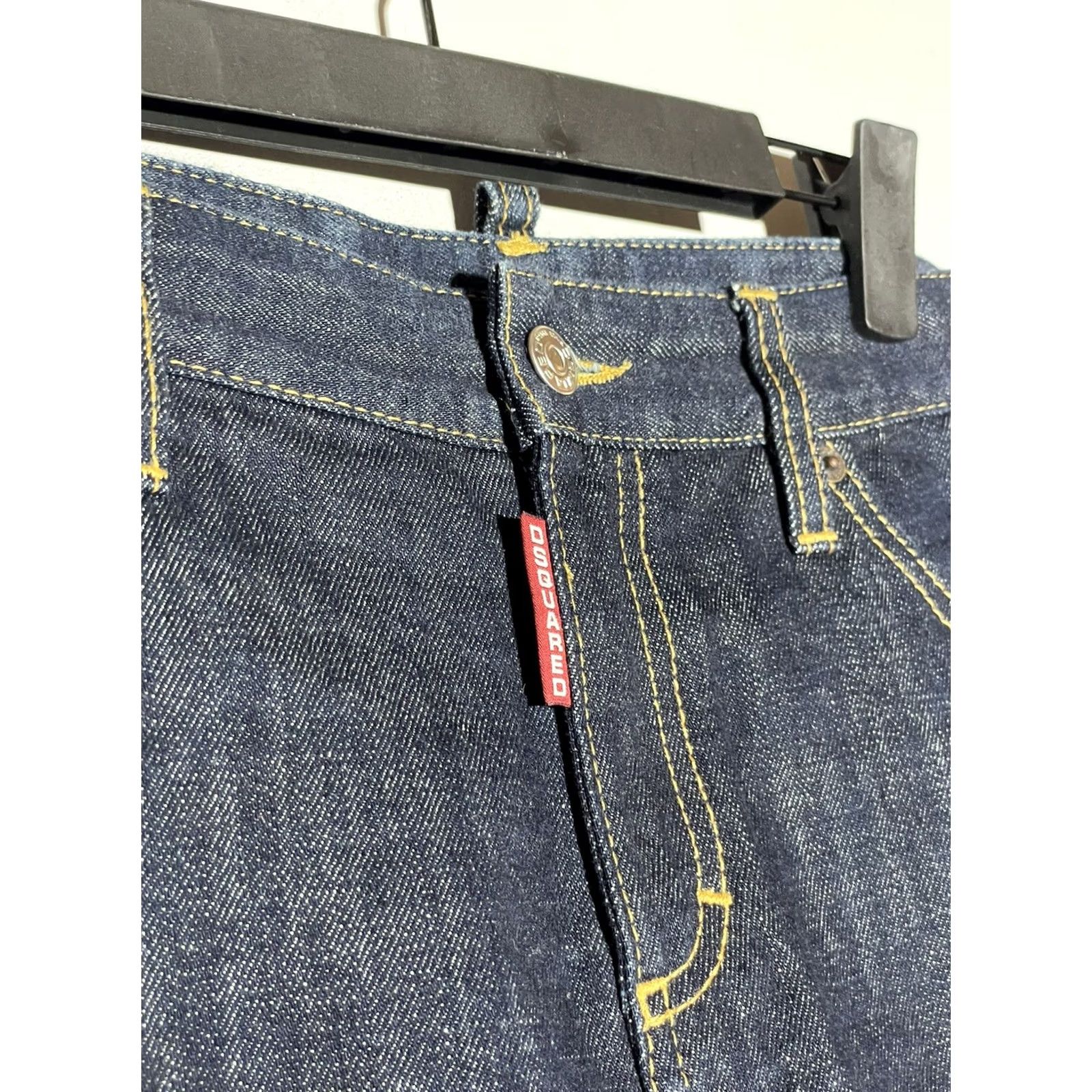 Dsquared2 Dark Blue Denim Mini Shorts Size 46 Size 32" / US 10 / IT 46 - 3 Thumbnail