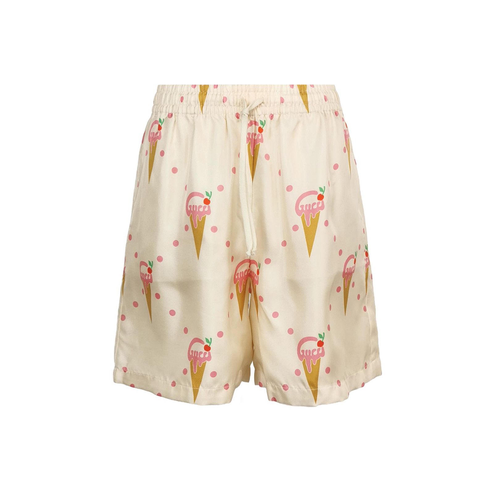 Gucci Gucci Ice Cream Print Silk Shorts Size S Size US 30 / EU 46 - 1 Thumbnail