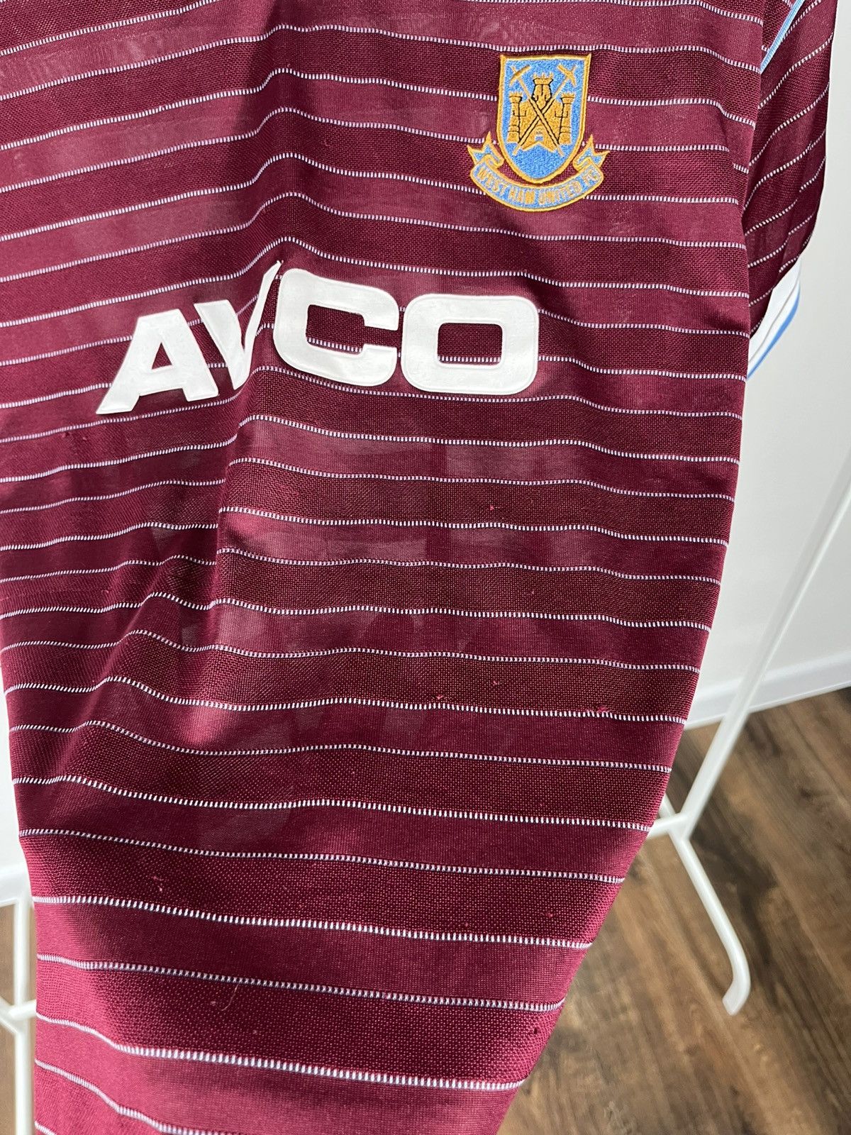 Other Score Draw West Ham United Retro AVCO Home Shirt Size S Size US S / EU 44-46 / 1 - 9 Thumbnail