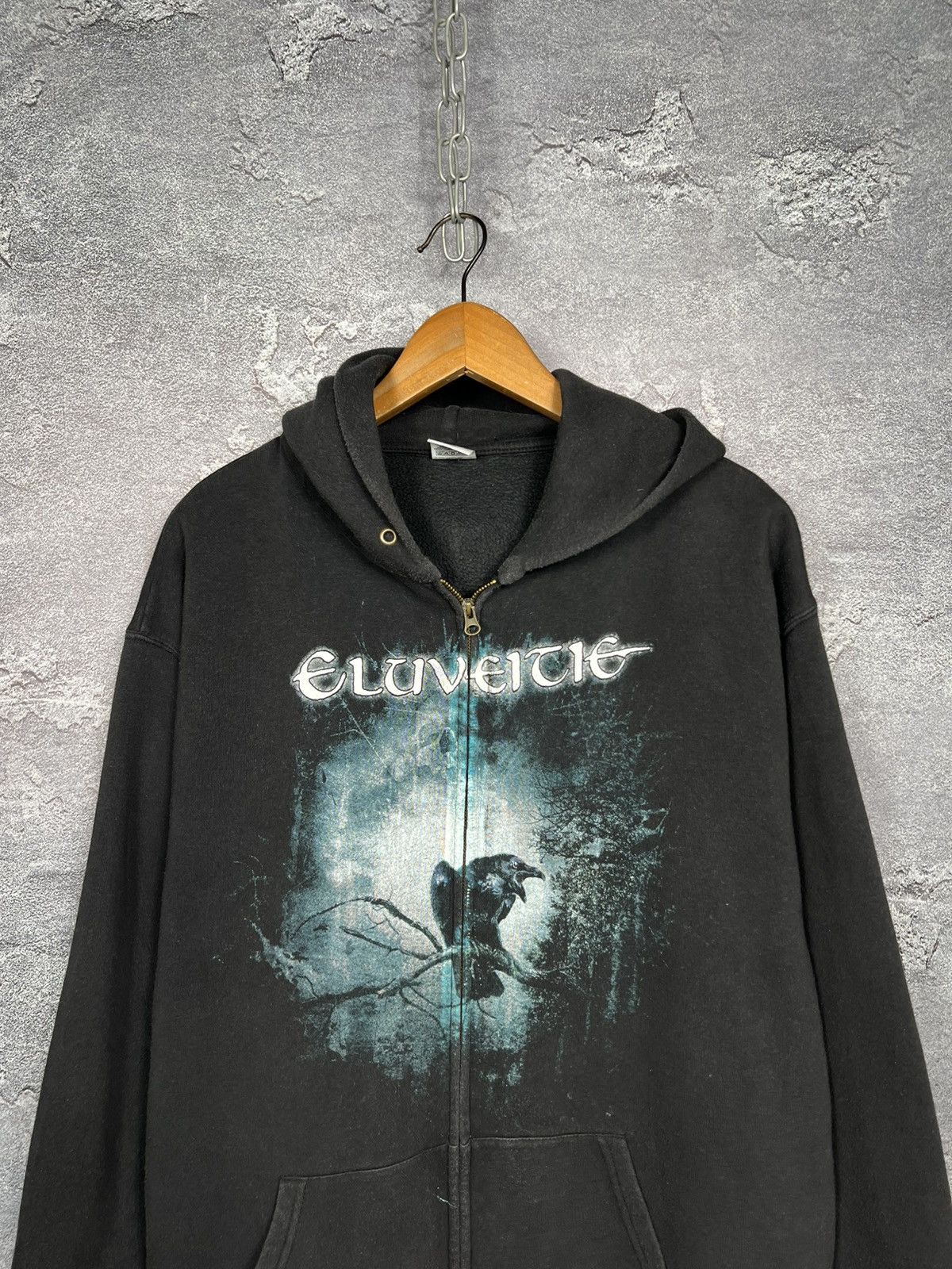 Band Tees Vintage Eluveicig Faded Band Zip Hoodie Size Xl Size US XL / EU 56 / 4 - 3 Thumbnail