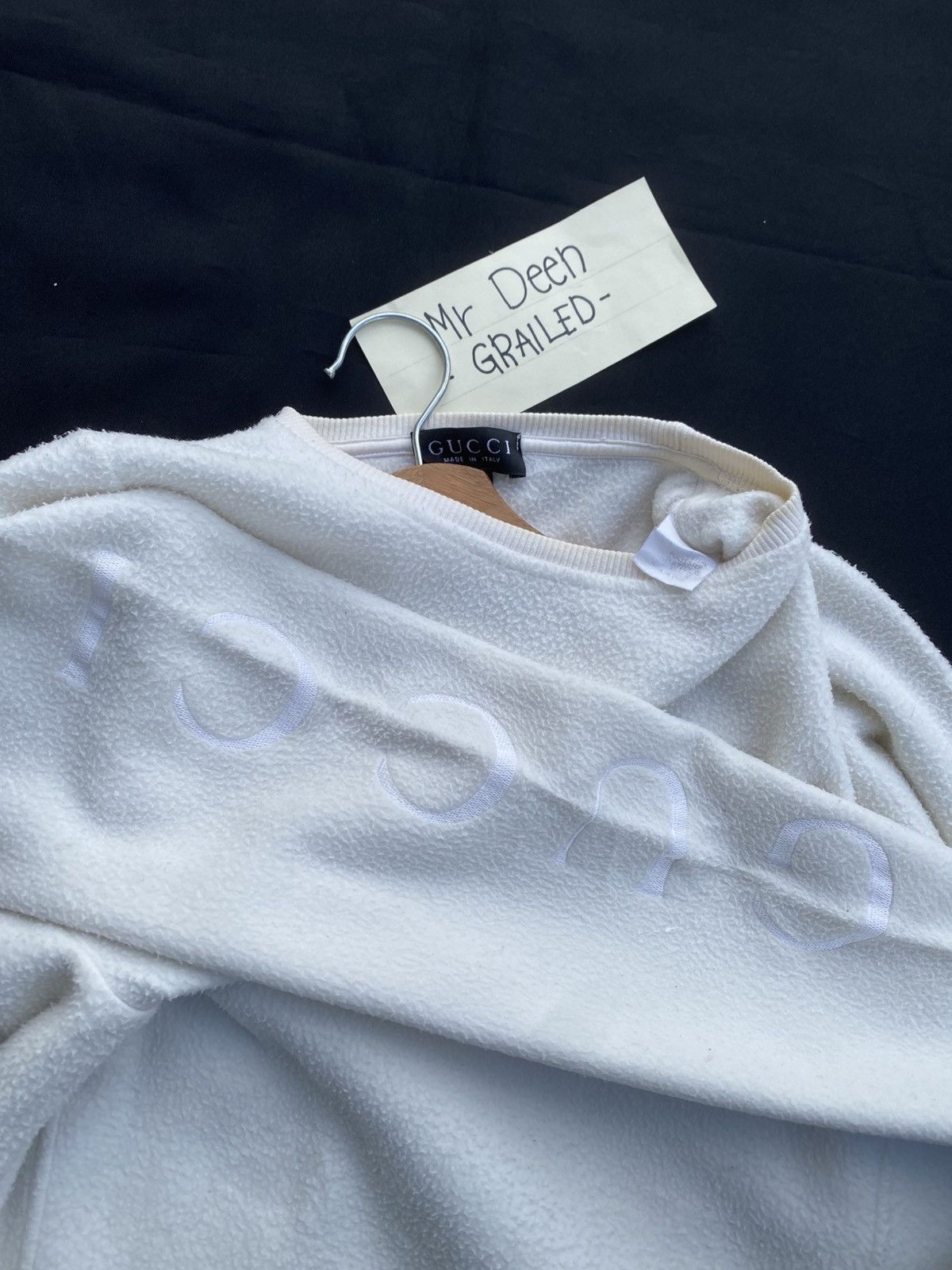 Gucci Rare Vintage GUCCI White Sweater Size US M / EU 48-50 / 2 - 11 Thumbnail