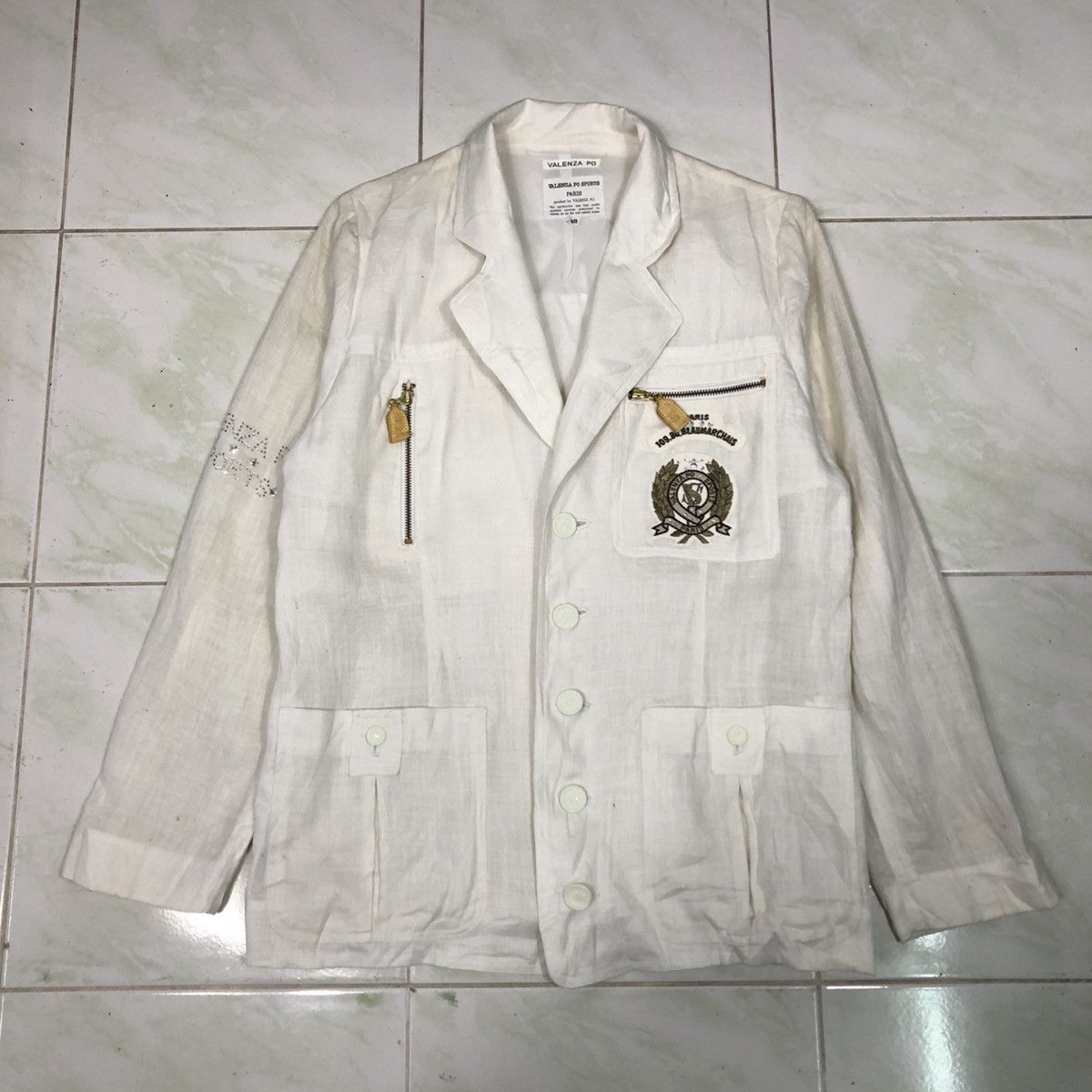 Japanese Brand Valenza Po Sports Paris Chore Work Jacket Size US M / EU 48-50 / 2 - 1 Thumbnail