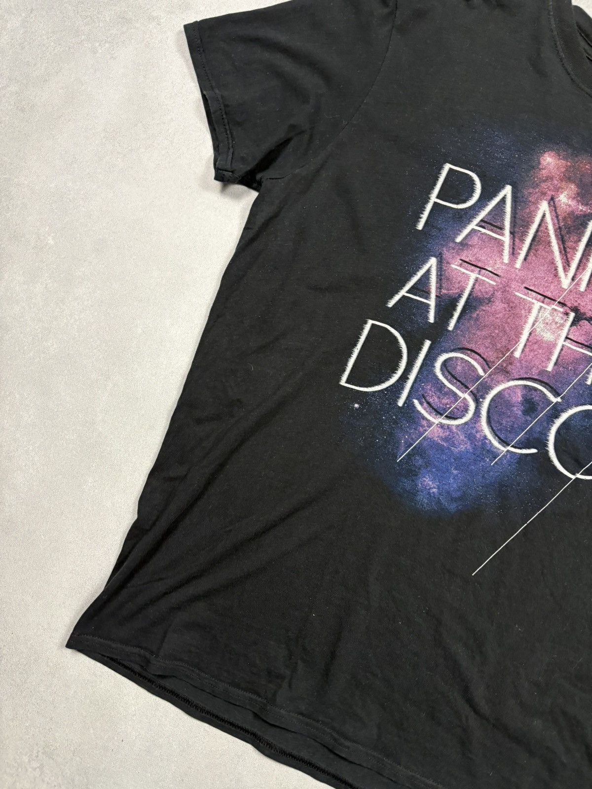 Band Tees Panic! At The Disco Galaxy Logo Band T Shirt Y2K Punk Tee XL Size US XL / EU 56 / 4 - 4 Thumbnail