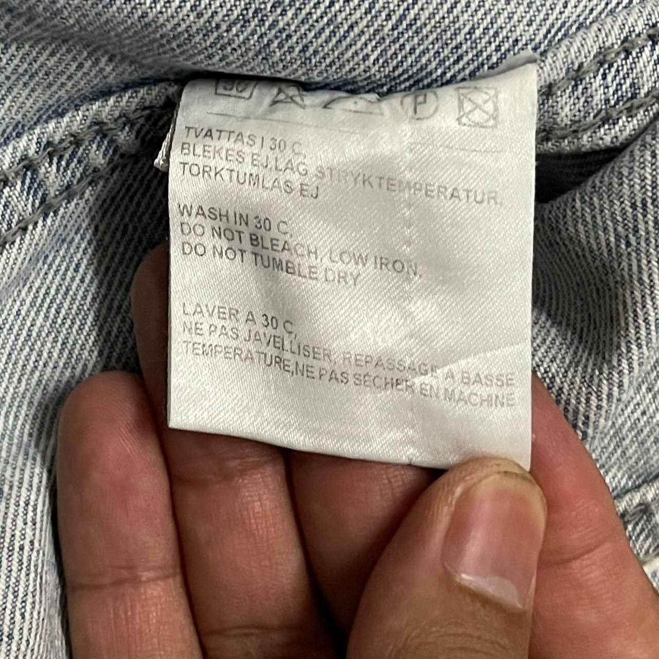 Acne Studios Crazy Thrashed Acne Denim Jacket Vintage Size US S / EU 44-46 / 1 - 11 Thumbnail