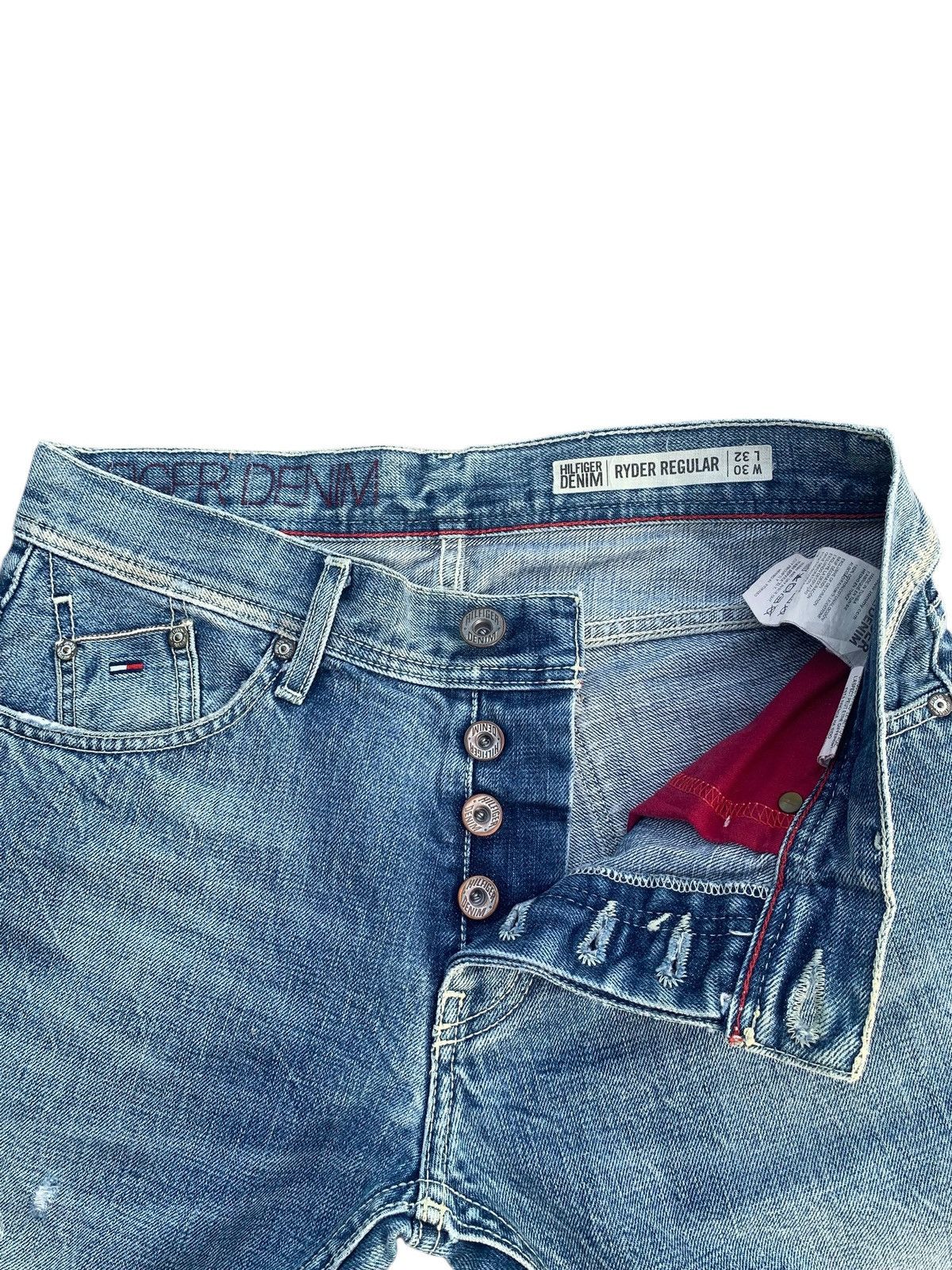 Kapital TOMMY HILFIGER SELVEDGE RUSTY DISTRESSED DENIM Size US 30 / EU 46 - 13 Thumbnail