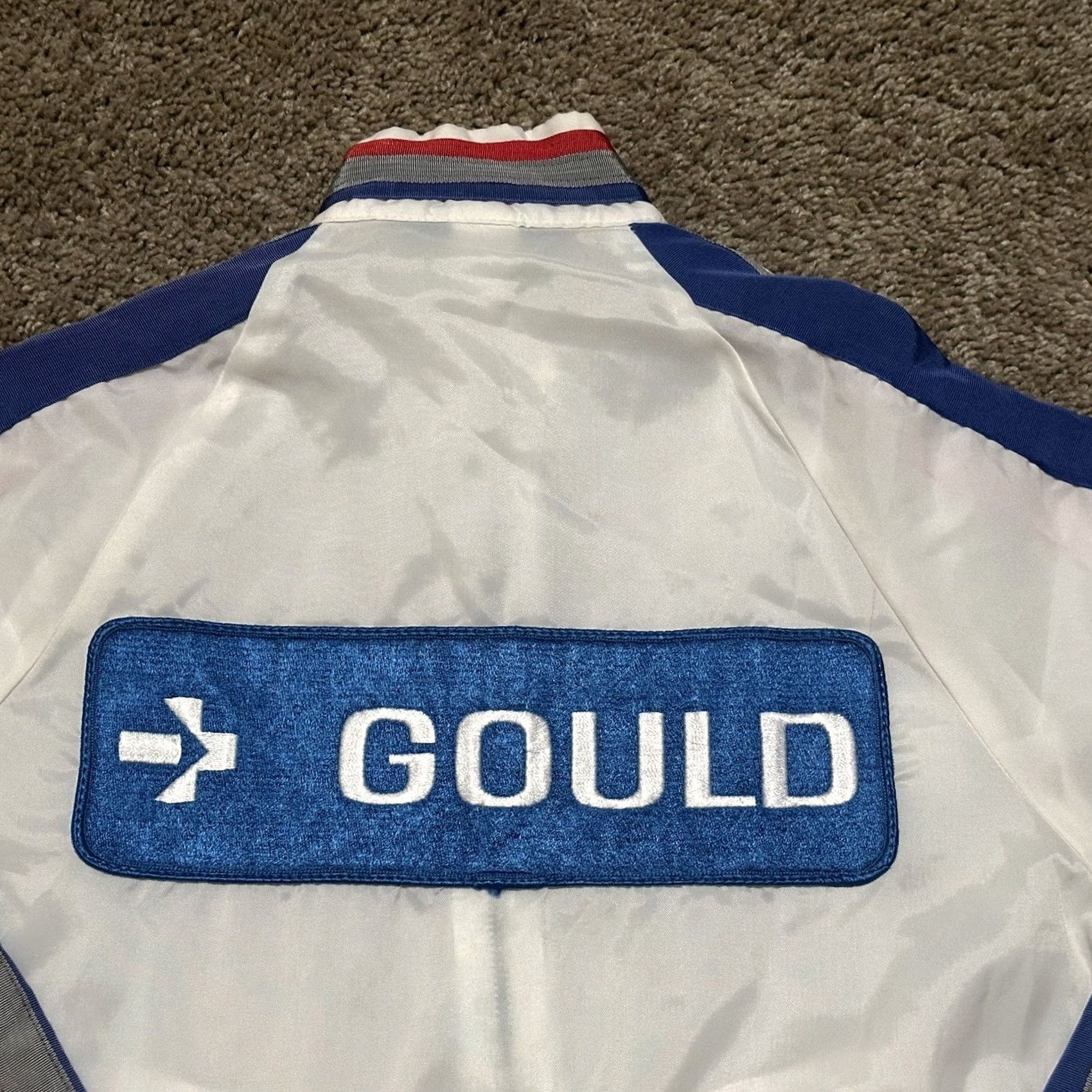 Vintage VINTAGE Swingster Windbreaker Mens Small Full Zip 70s Racing White Embroidered Logo Size US S / EU 44-46 / 1 - 7 Thumbnail