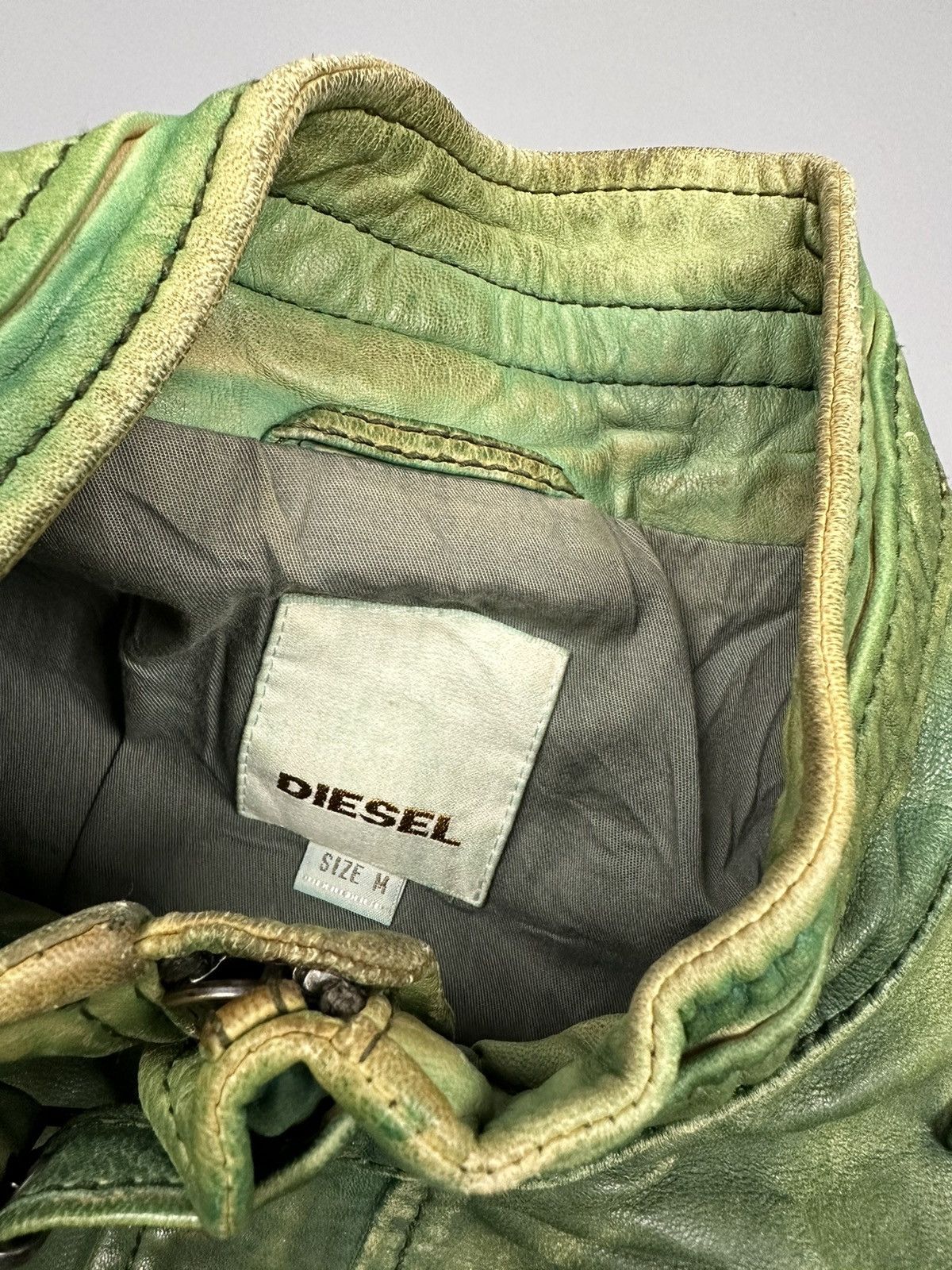 Diesel 🔥Very Rare🔥Vintage Diesel Leather Jacket Size US M / EU 48-50 / 2 - 15 Thumbnail