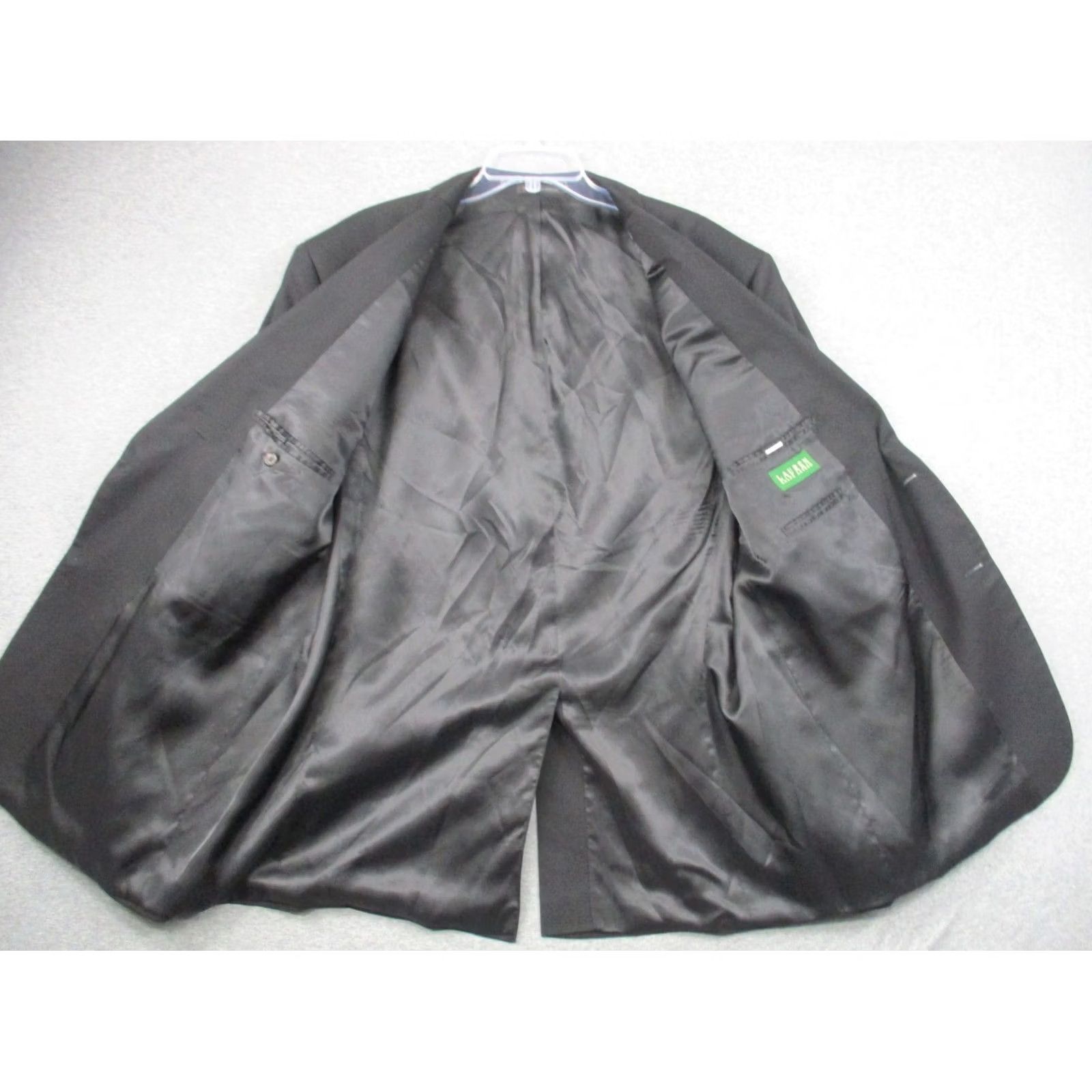 Ralph Lauren LAUREN RALPH LAUREN Blazer Jacket 50L Black Wool Sport Size 52R - 3 Thumbnail