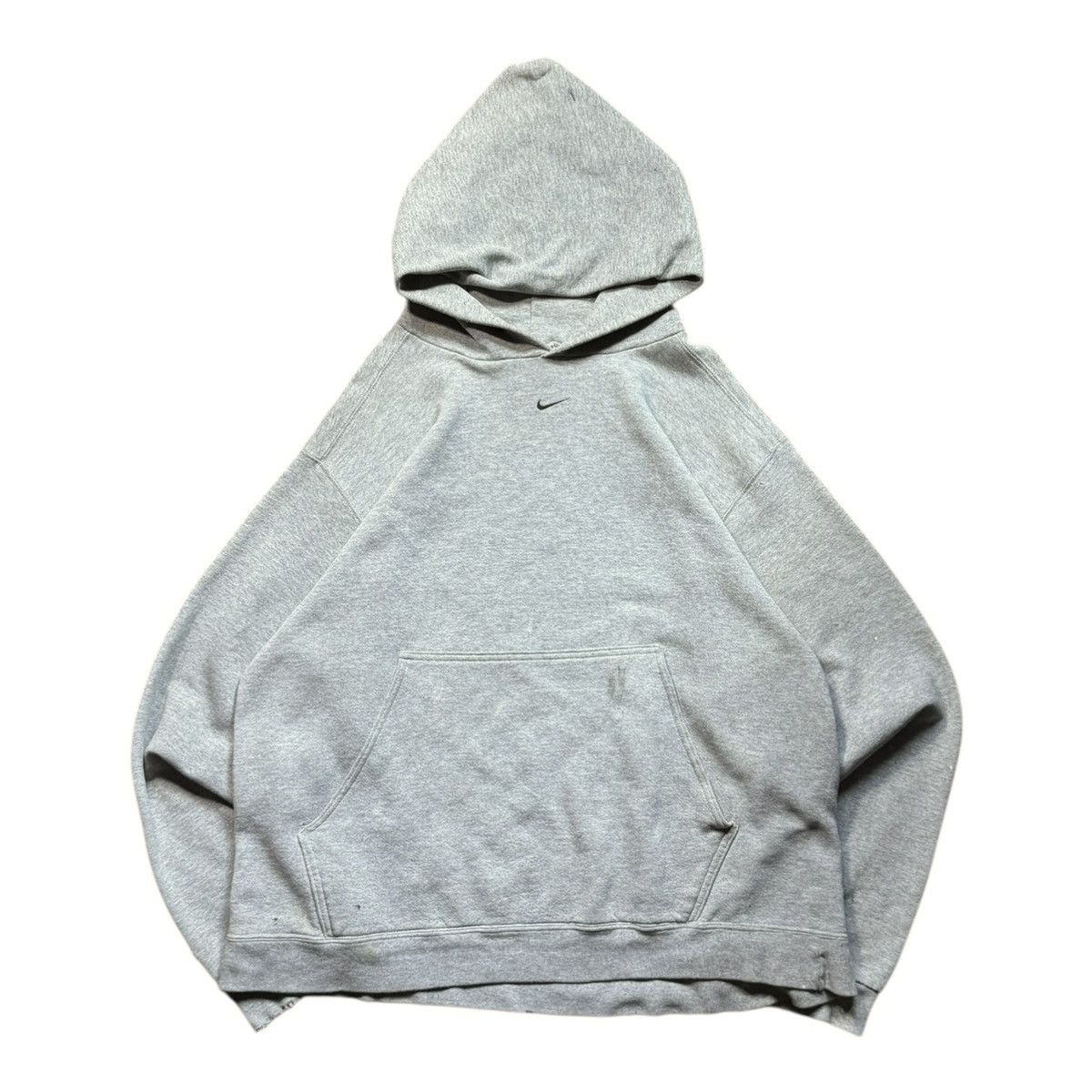 Nike Vintage 1990s Nike Center Swoosh Hoodie Travis Scott Size US L / EU 52-54 / 3 - 1 Thumbnail