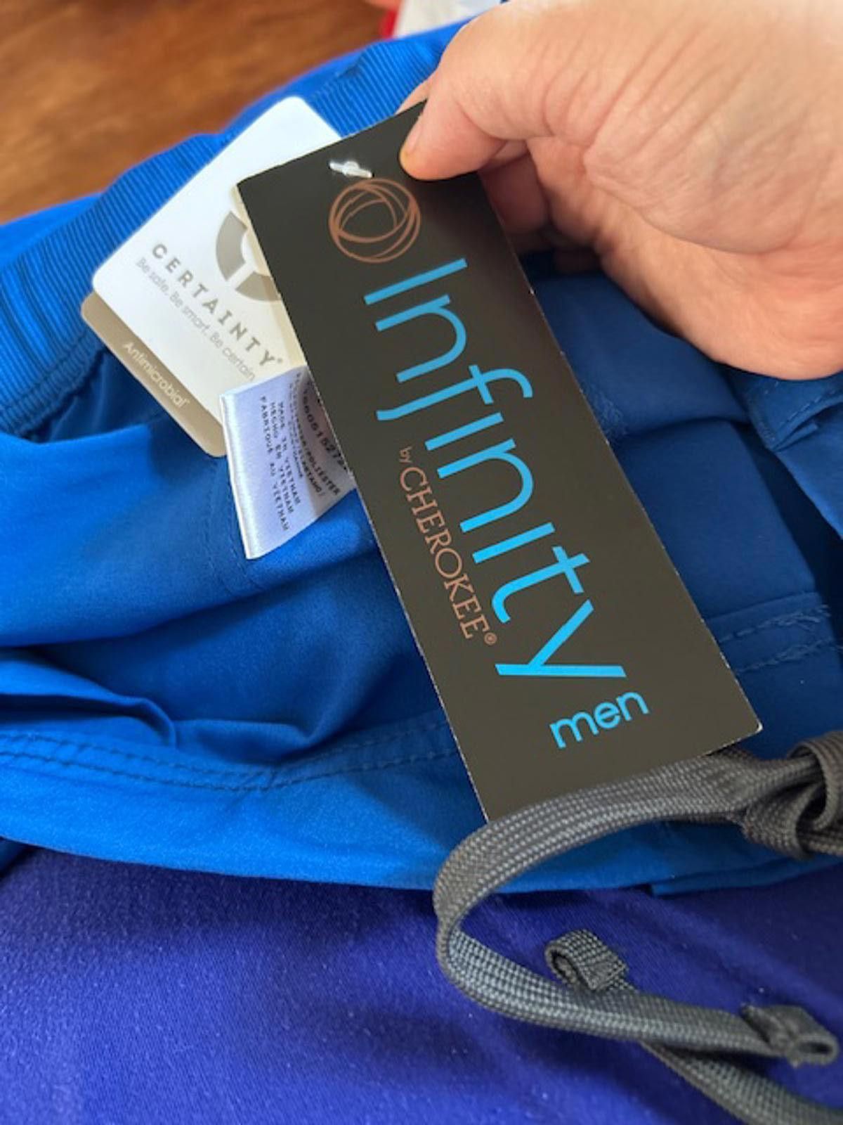 Cherokee Cherokee Uniforms Men's Fit Blue Scrub Pants Size L NWT Size US 34 / EU 50 - 4 Thumbnail