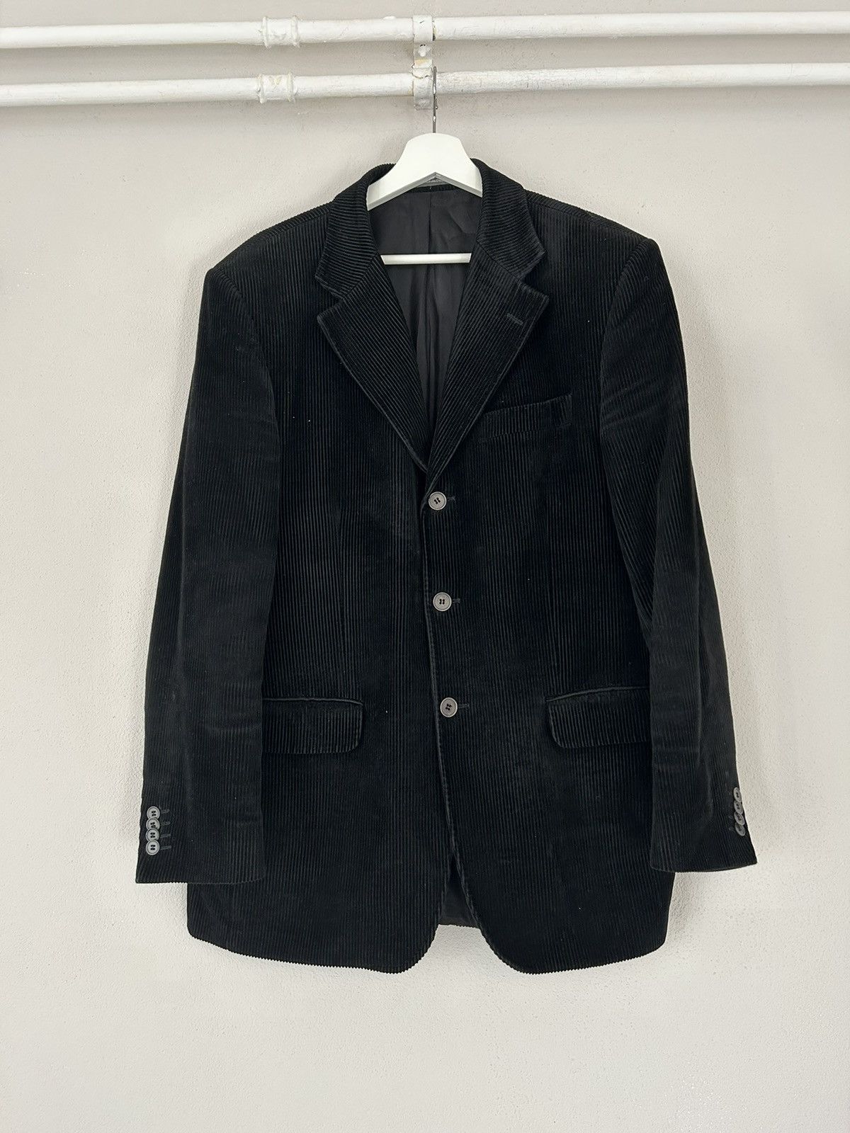 Alexander McQueen Black Corduroy Jacket Size US M / EU 48-50 / 2 - 4 Thumbnail