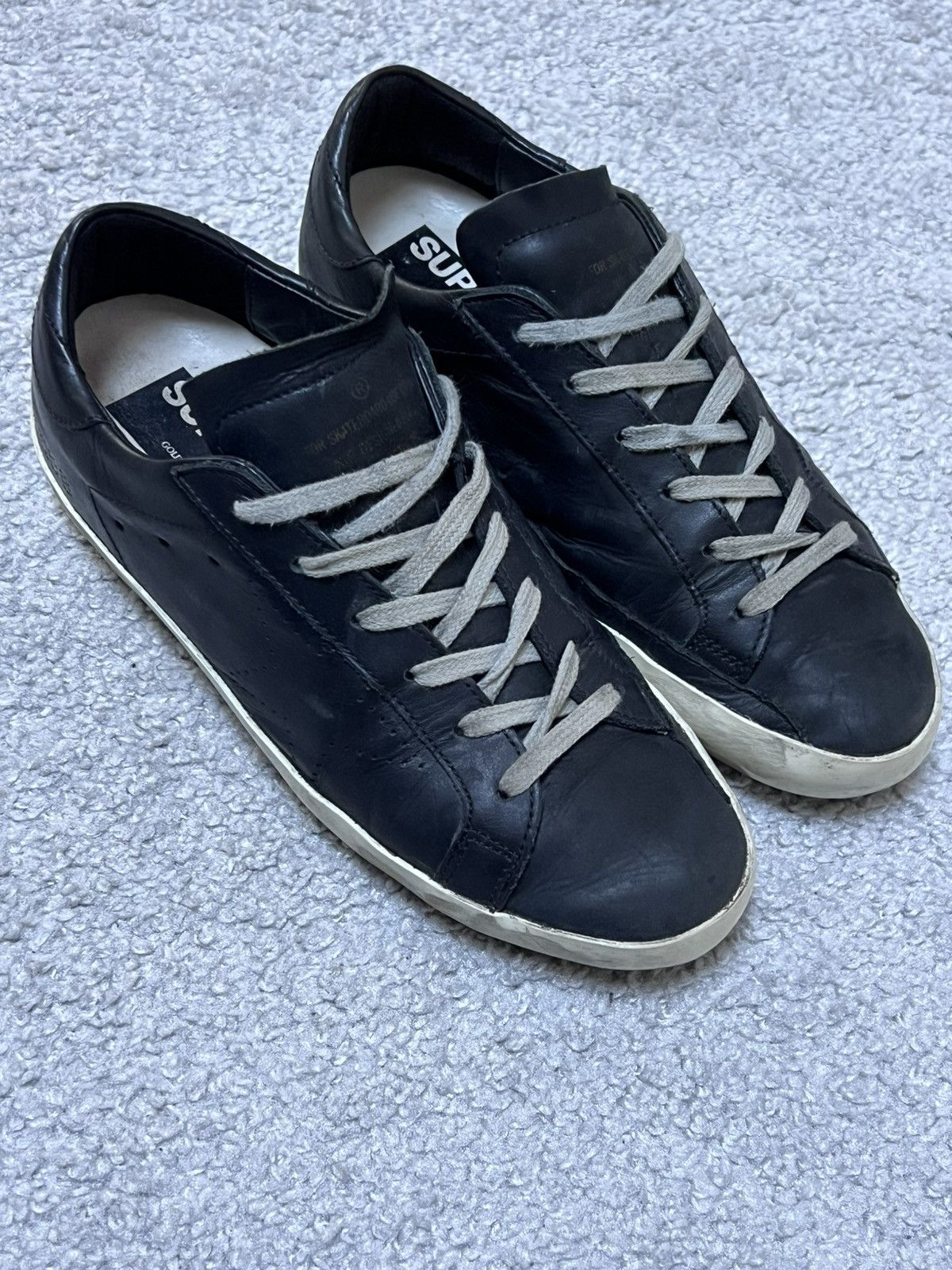 Golden Goose Golden Goose Superstar Black Size 37 Size US 6 / IT 36 - 2 Thumbnail