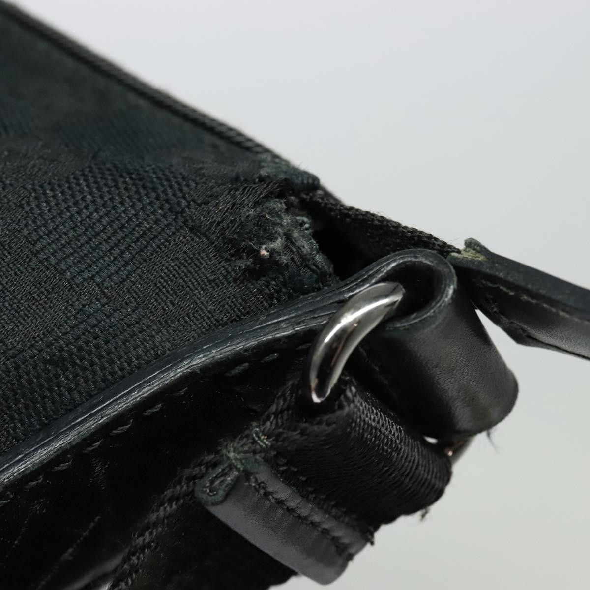 Gucci GUCCI GG Canvas Shoulder Bag Black Silver Size ONE SIZE - 14 Thumbnail
