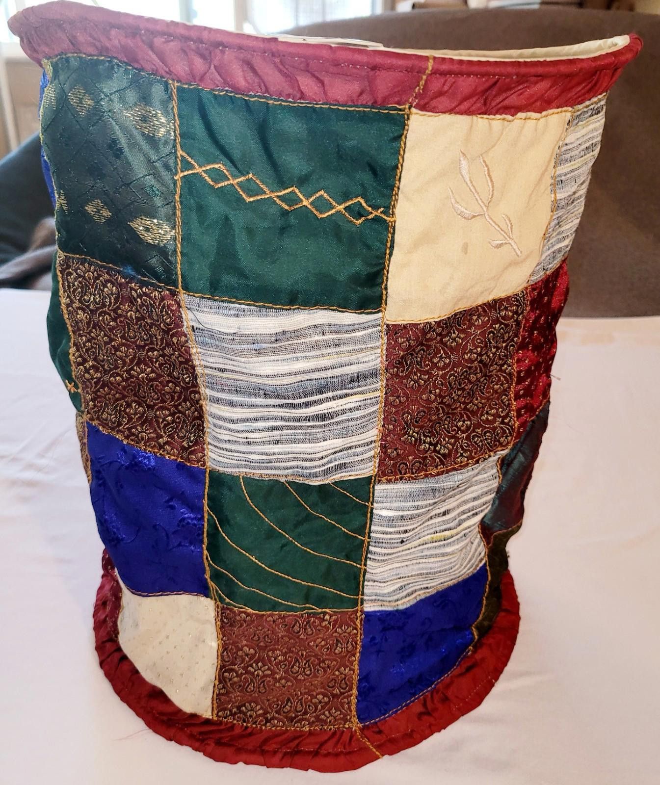 The Unbranded Brand Bohemian Patchwork fabric lampshade Size ONE SIZE - 5 Thumbnail