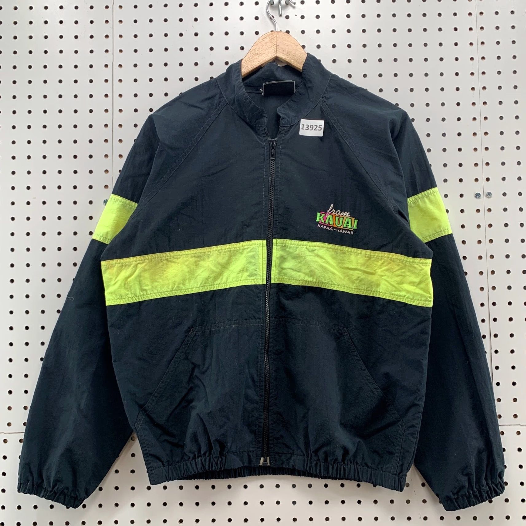 Vintage VINTAGE Honolulu Harbor From Kauai Hawaii Black Yellow Windbreaker Jacket L Size US M / EU 48-50 / 2 - 6 Thumbnail