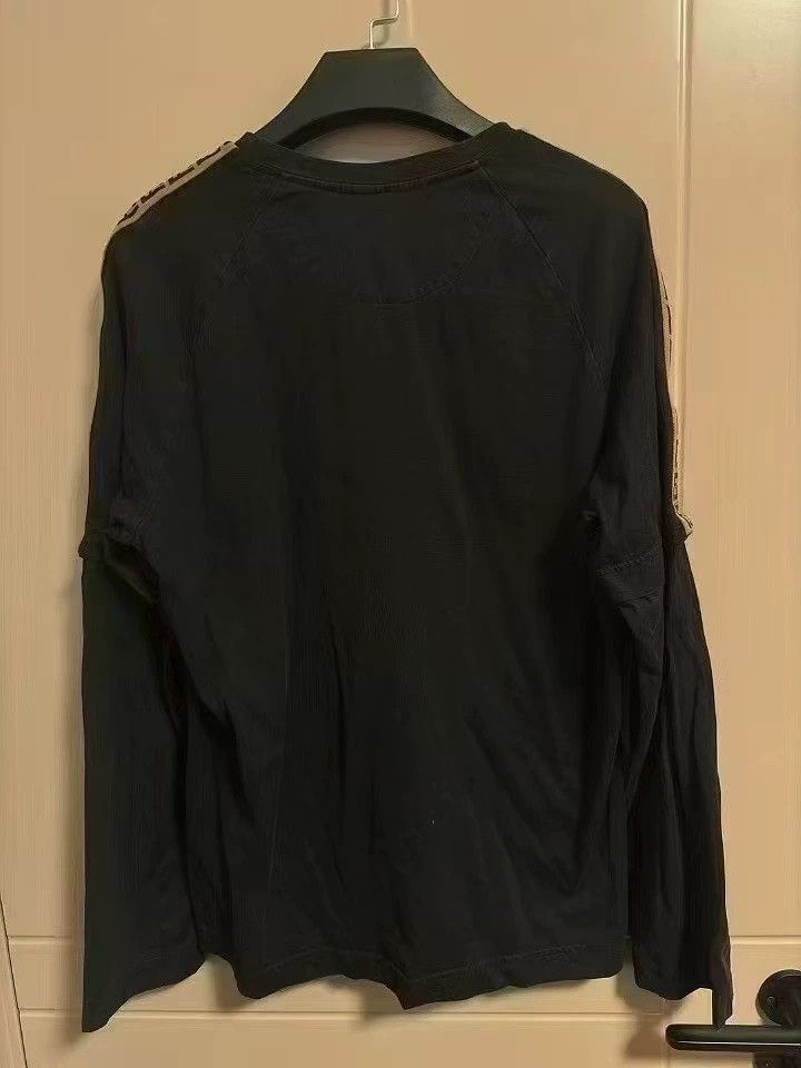 Fendi Fendi Black Long Sleeve Logo Shirt Size US M / EU 48-50 / 2 - 2 Thumbnail