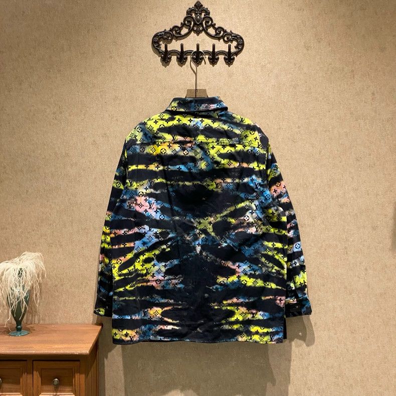 Louis Vuitton Louis Vuitton Rendering Sunset Old Flower Full Print Denim Size US XL / EU 56 / 4 - 2 Thumbnail