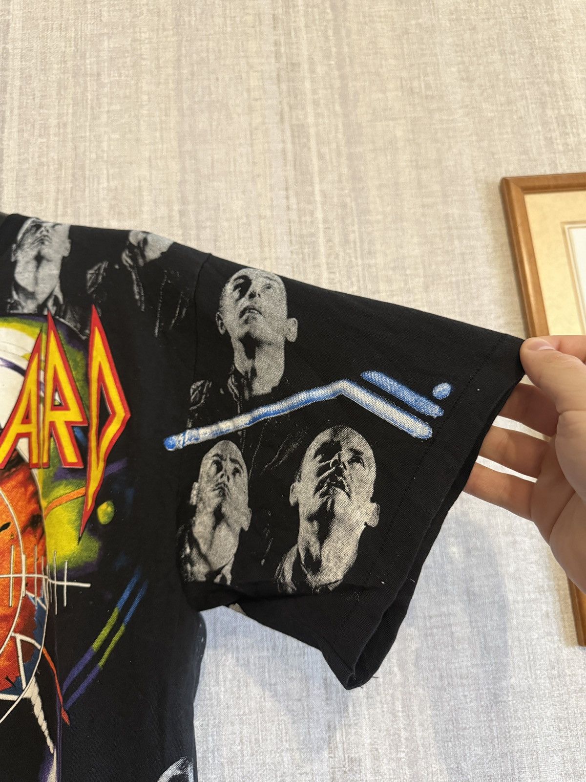 Band Tees Vintage all over print 1992 Def Leppard shirt rare XL Size US XL / EU 56 / 4 - 9 Thumbnail