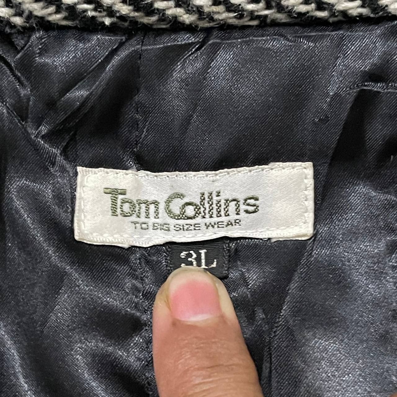 Issey Miyake Vintage Tom Collins Wool Bomber Jacket Issey Miyake Inspire Size US XL / EU 56 / 4 - 8 Thumbnail