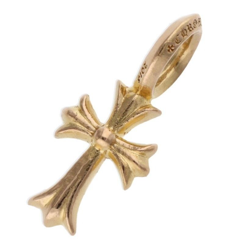 Chrome Hearts Chrome Hearts 22K Gold Cross Charm Necklace Size ONE SIZE - 1 Thumbnail