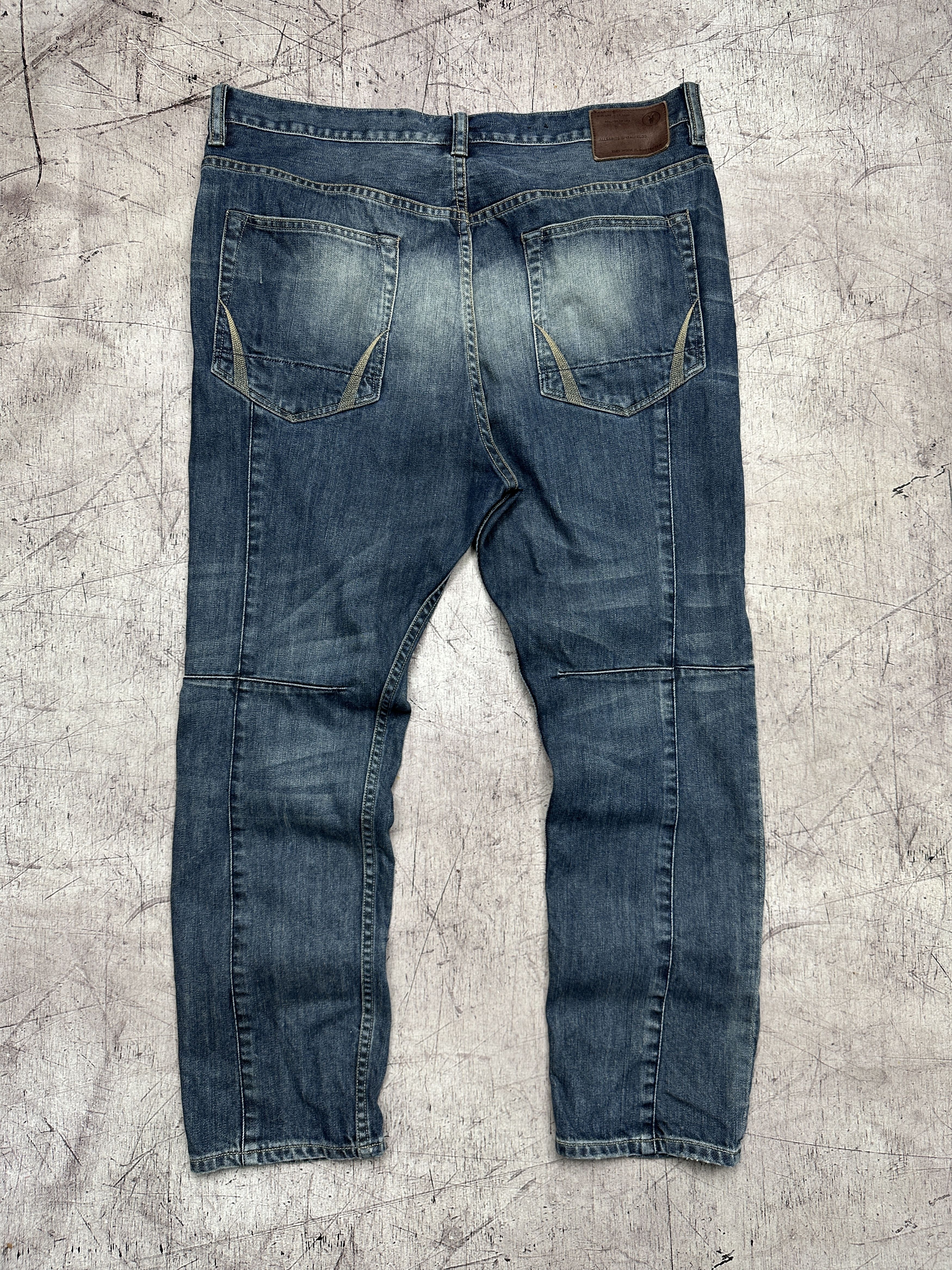 Allsaints Allsaints Mens Reqviem Short Kick Denim Pants Jeans Size US 36 / EU 52 - 5 Thumbnail