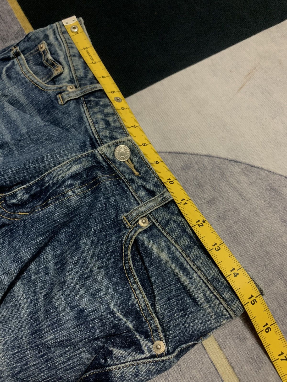 Hysteric Glamour TINSTER BOOT CUT DENIM PANTS Size US 30 / EU 46 - 12 Thumbnail