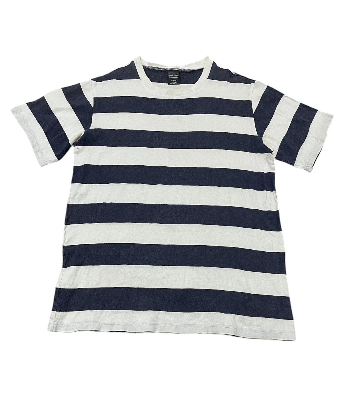 Number (N)ine Number (N)ine AW03 Striped Short Sleeve T-shirt Size US L / EU 52-54 / 3 - 1 Thumbnail