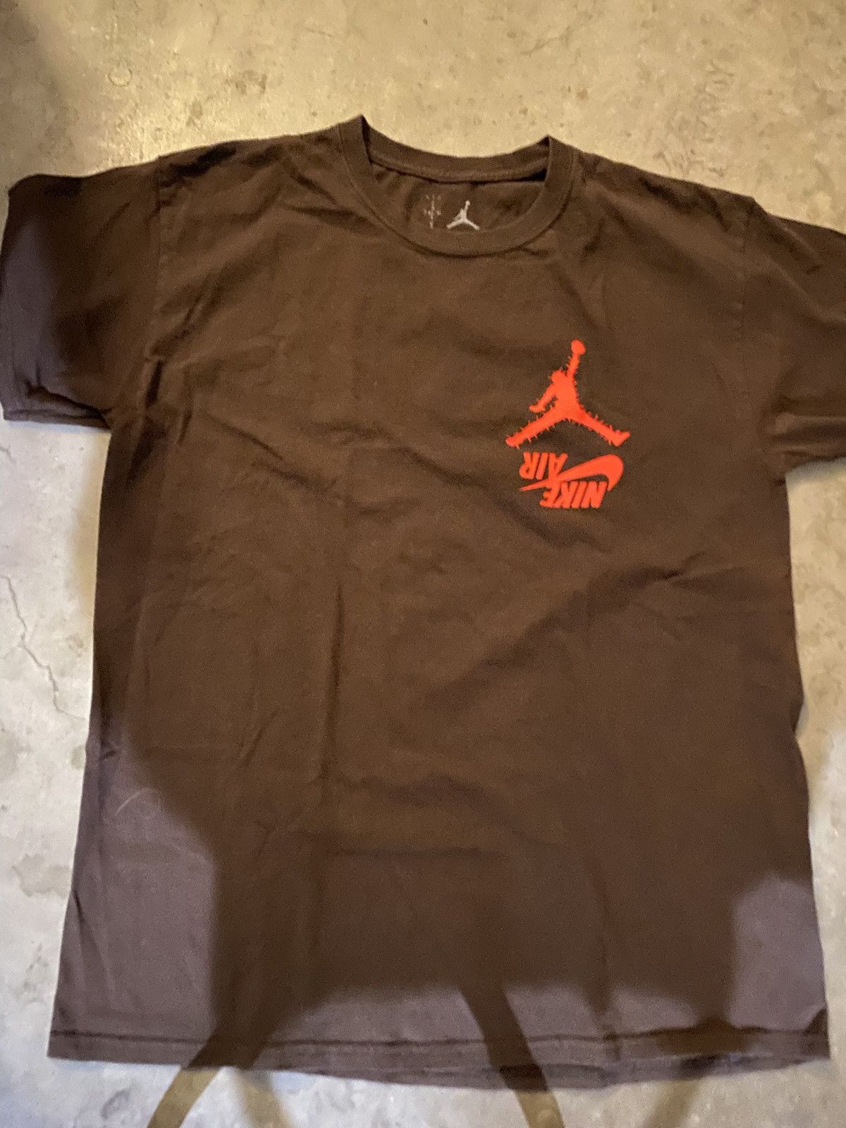 Jordan Brand × Travis Scott Travis Scott Jordan Cactus Jack Highest Tee Shirt Brown Size US L / EU 52-54 / 3 - 2 Thumbnail