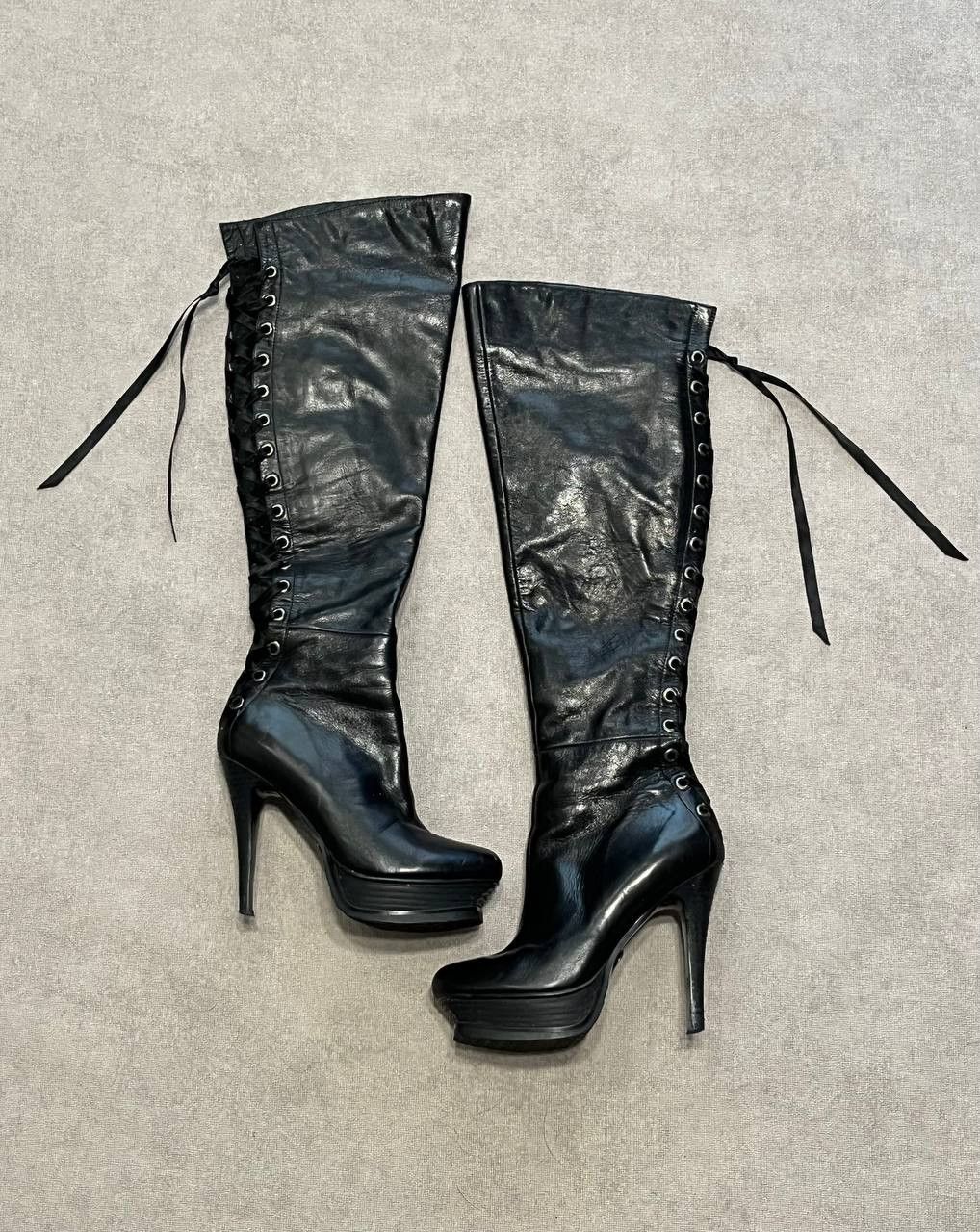 Casadei Rare Vintage Casadei Women`s Heels Boots Made in Italy Size US 6 / IT 36 - 1 Thumbnail