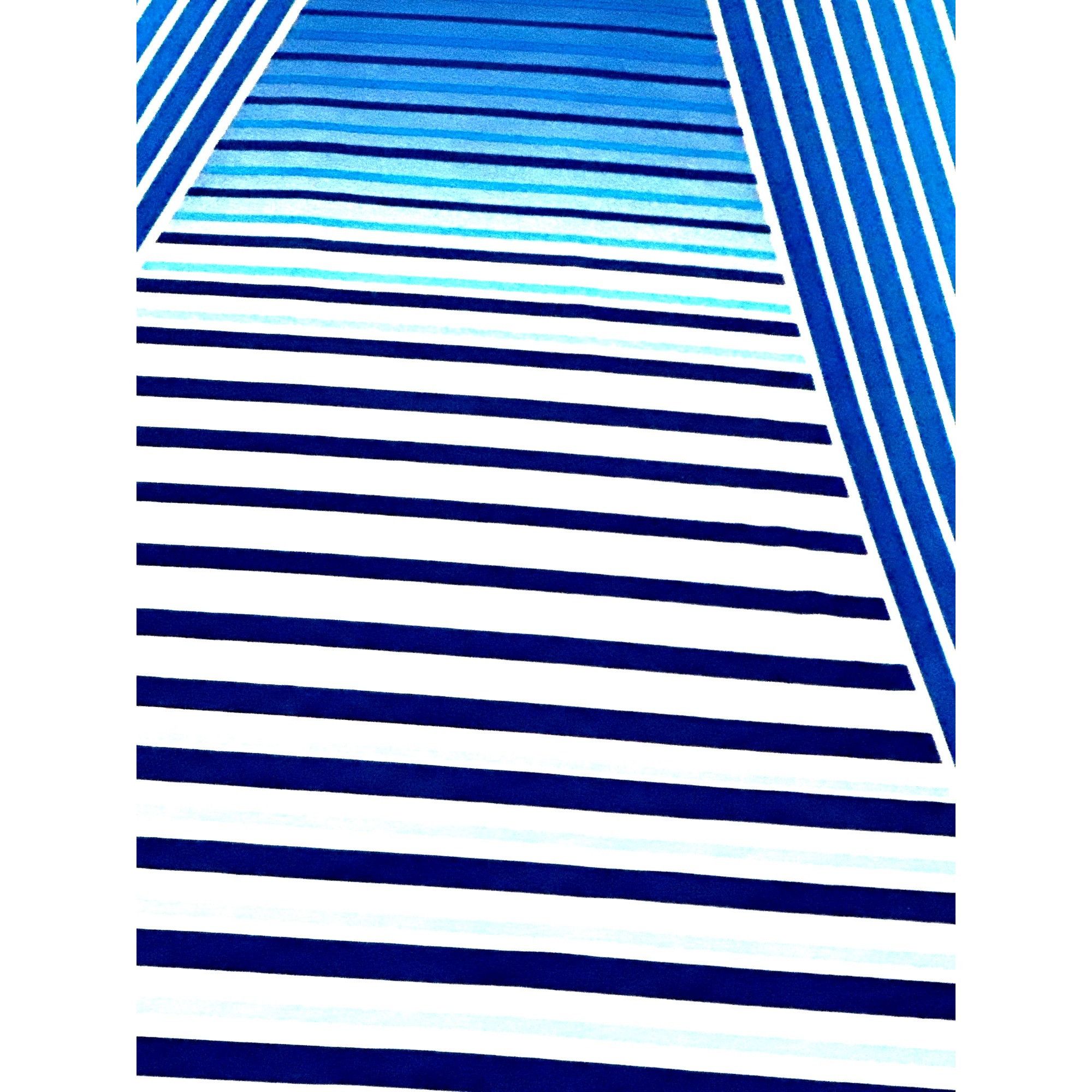 Calvin Klein Calvin Klein Size 6 Blue White Striped Maxi Dress Nautical R Size M / US 6-8 / IT 42-44 - 12 Thumbnail