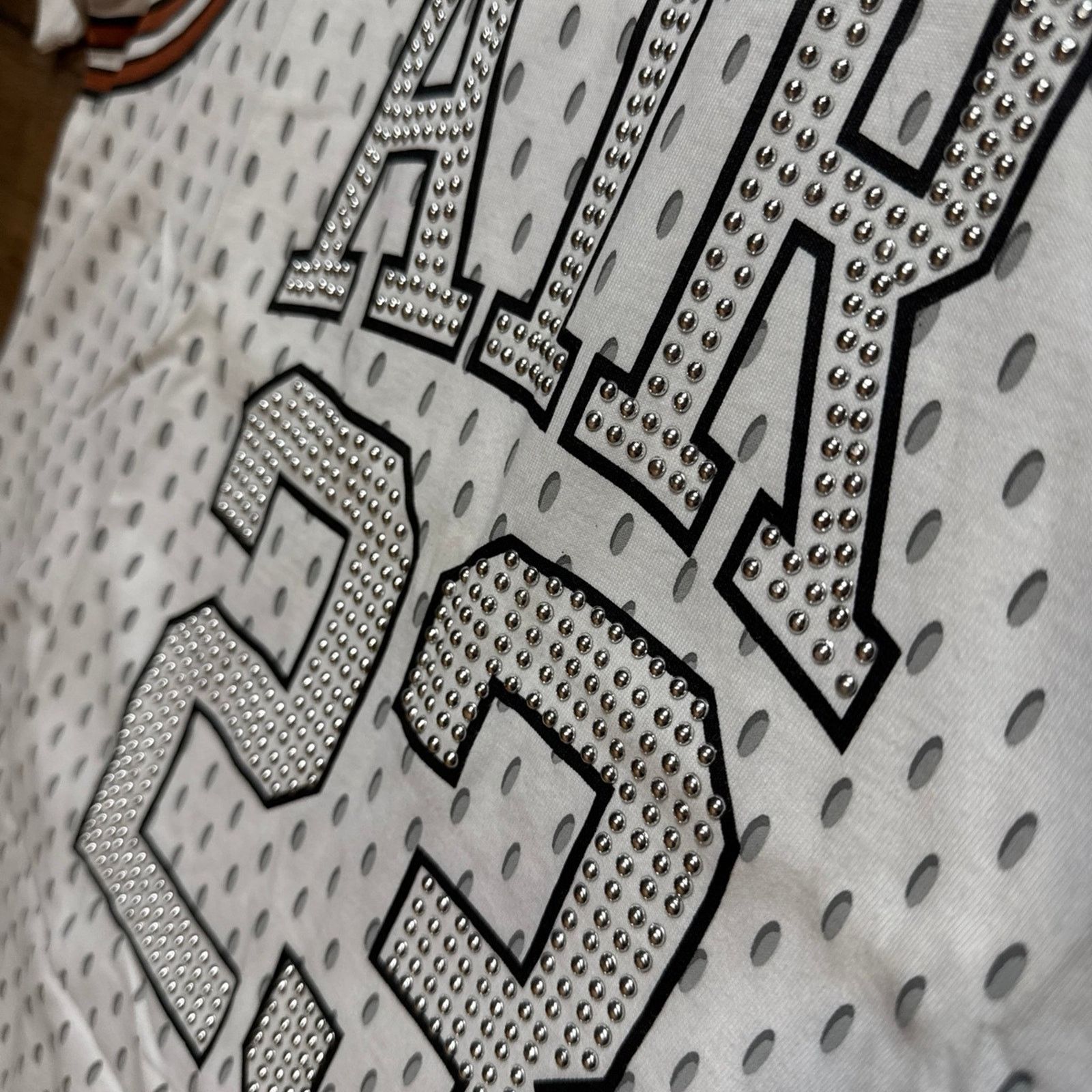 Jordan Brand 2007 Air Jordan Studded Jersey Short Sleeve Shirt Size US L / EU 52-54 / 3 - 5 Thumbnail