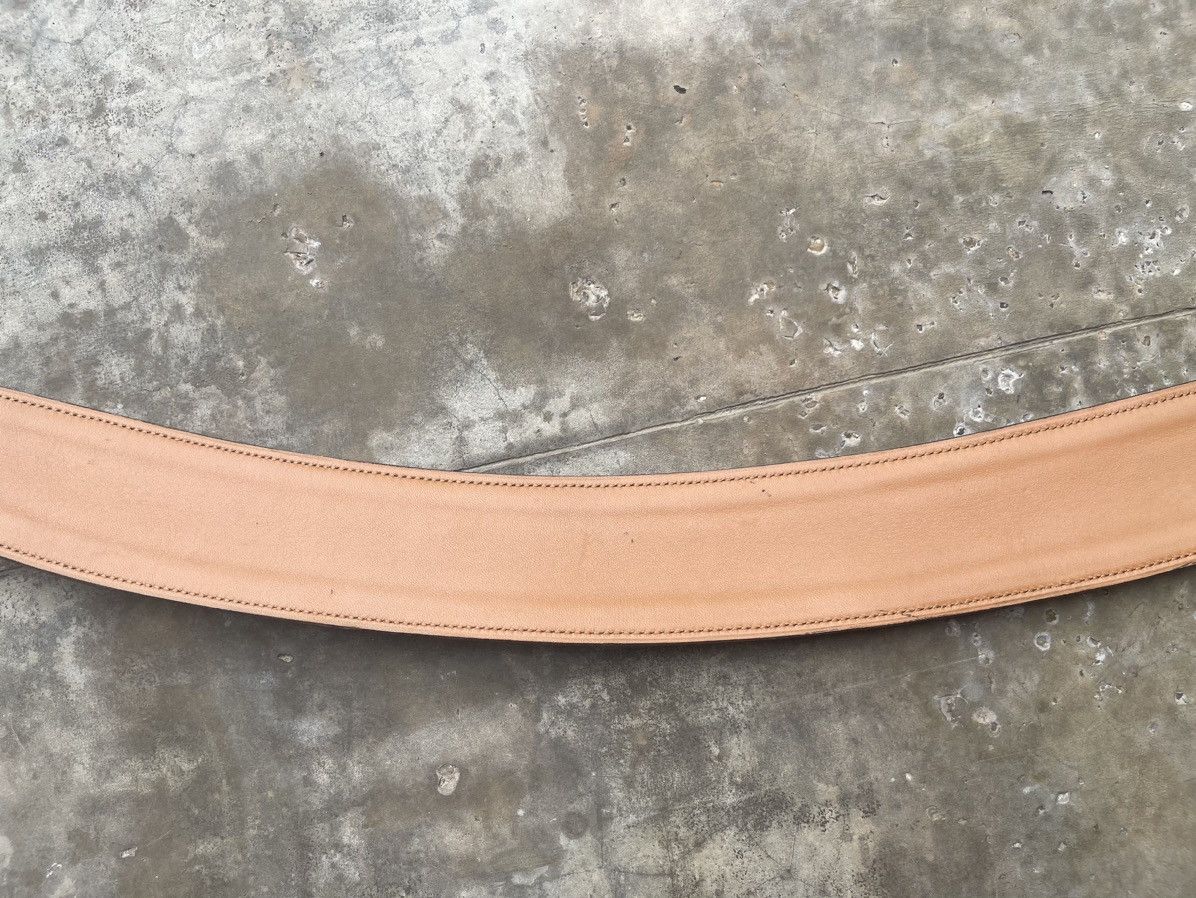 Hermes × Vintage Hermes Paris Leather Belt Made France Size ONE SIZE - 11 Thumbnail
