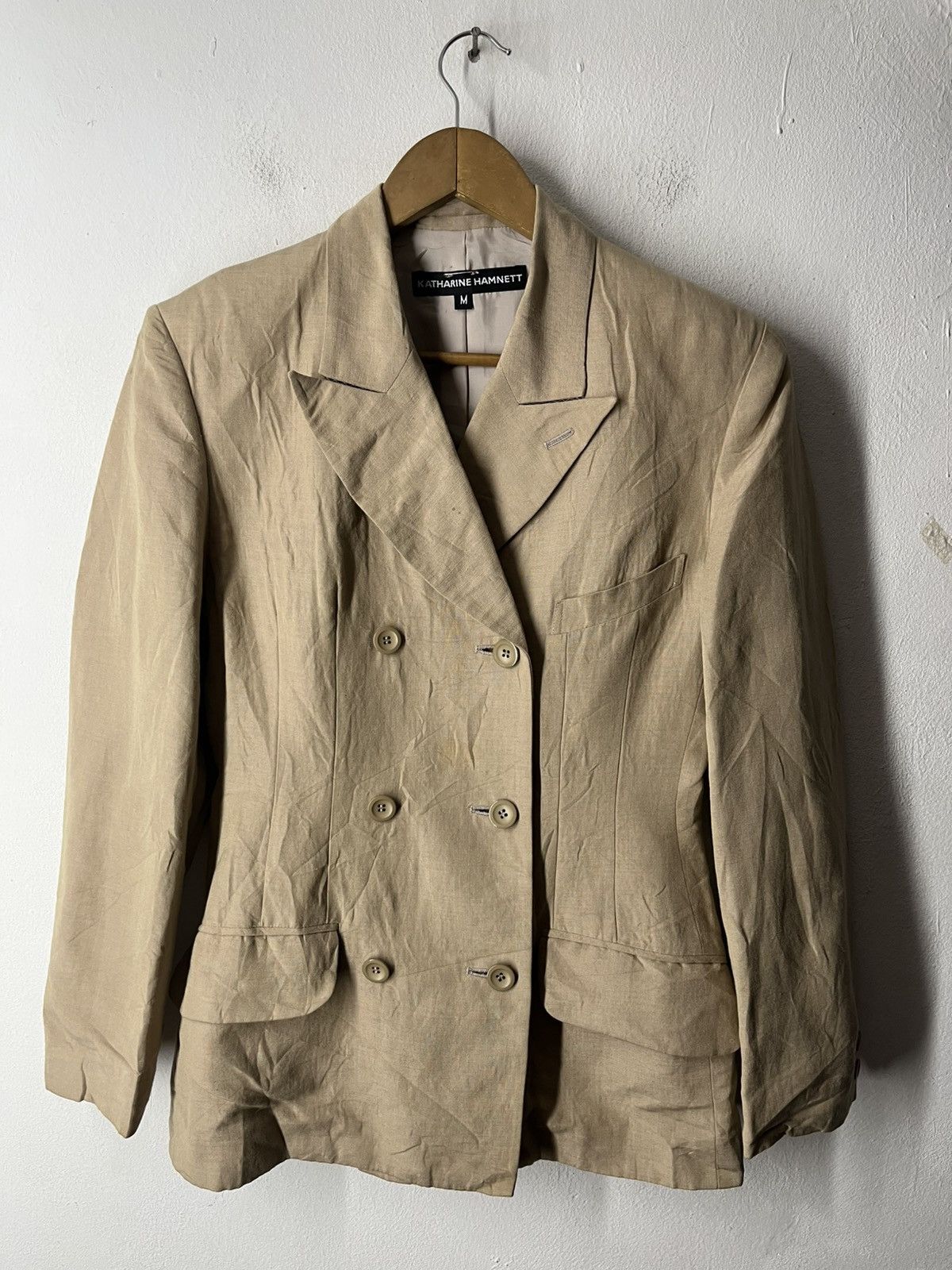 Katharine Hamnett London KATHARINE HAMNETT LONDON BLAZER COAT JACKET Size M / US 6-8 / IT 42-44 - 3 Thumbnail