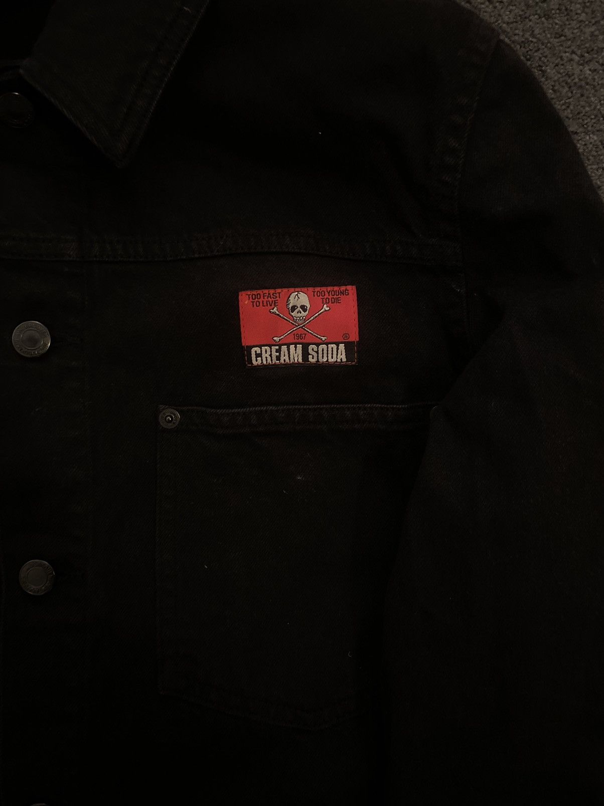 Undercover Undercover SS18 cream soda collaboration denim jacket Size US M / EU 48-50 / 2 - 4 Thumbnail