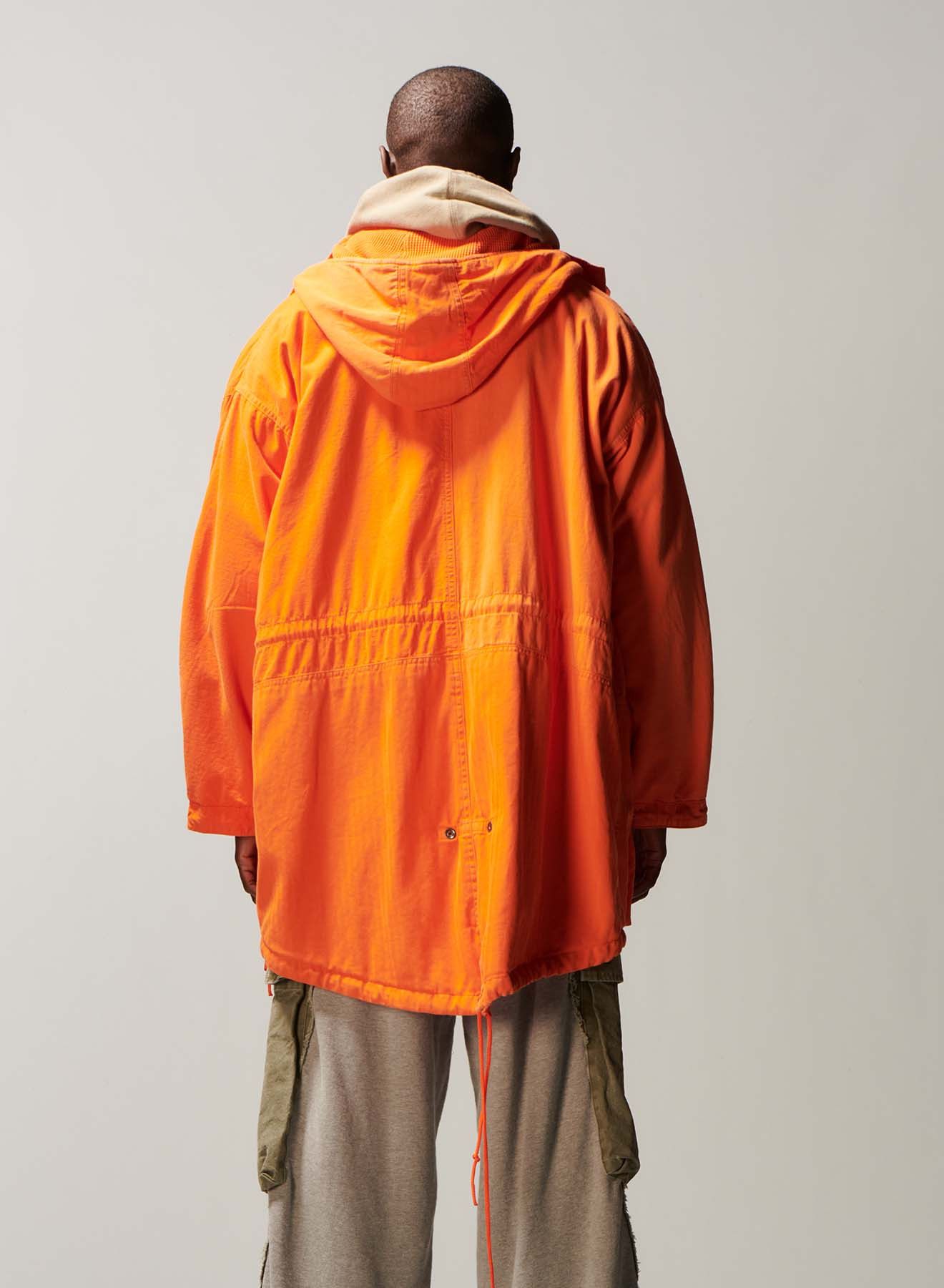 Greg Lauren $1350 Greg Lauren Orange Fishtail Parka Size US M / EU 48-50 / 2 - 3 Thumbnail