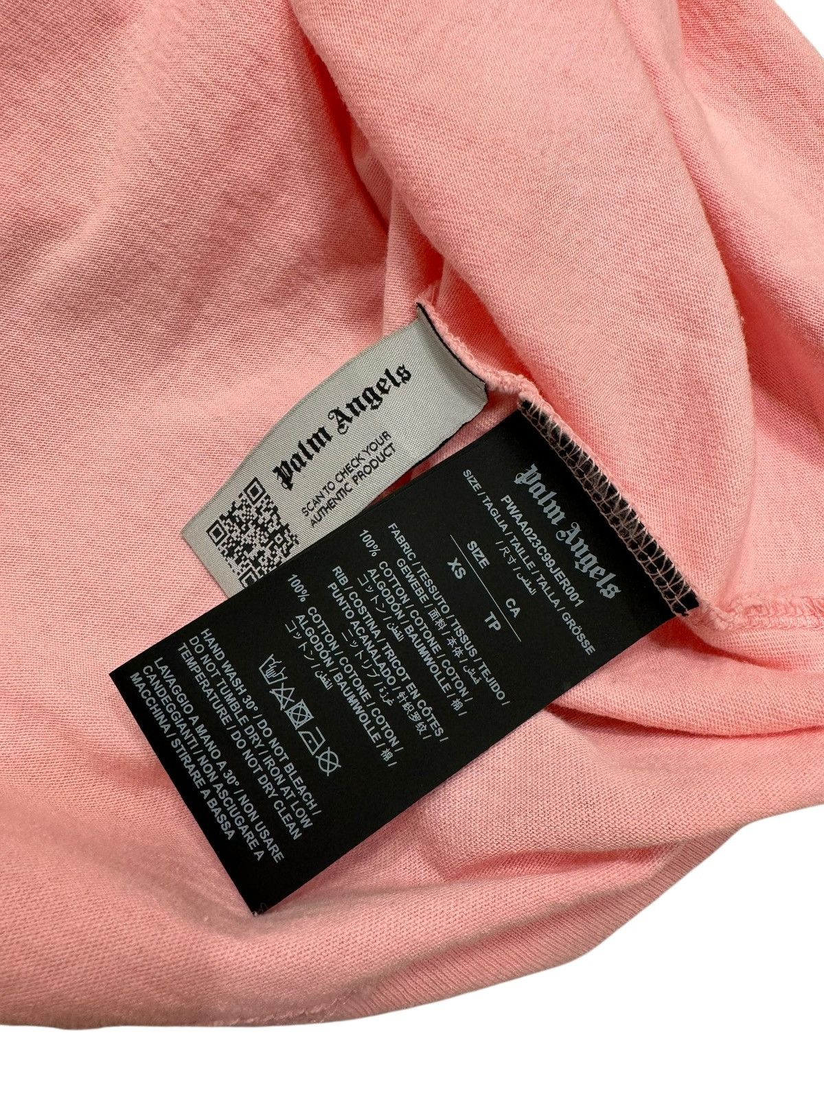 Palm Angels Palm Angels Oversized T-shirt Classic Logo Pink Size US XS / EU 42 / 0 - 5 Thumbnail