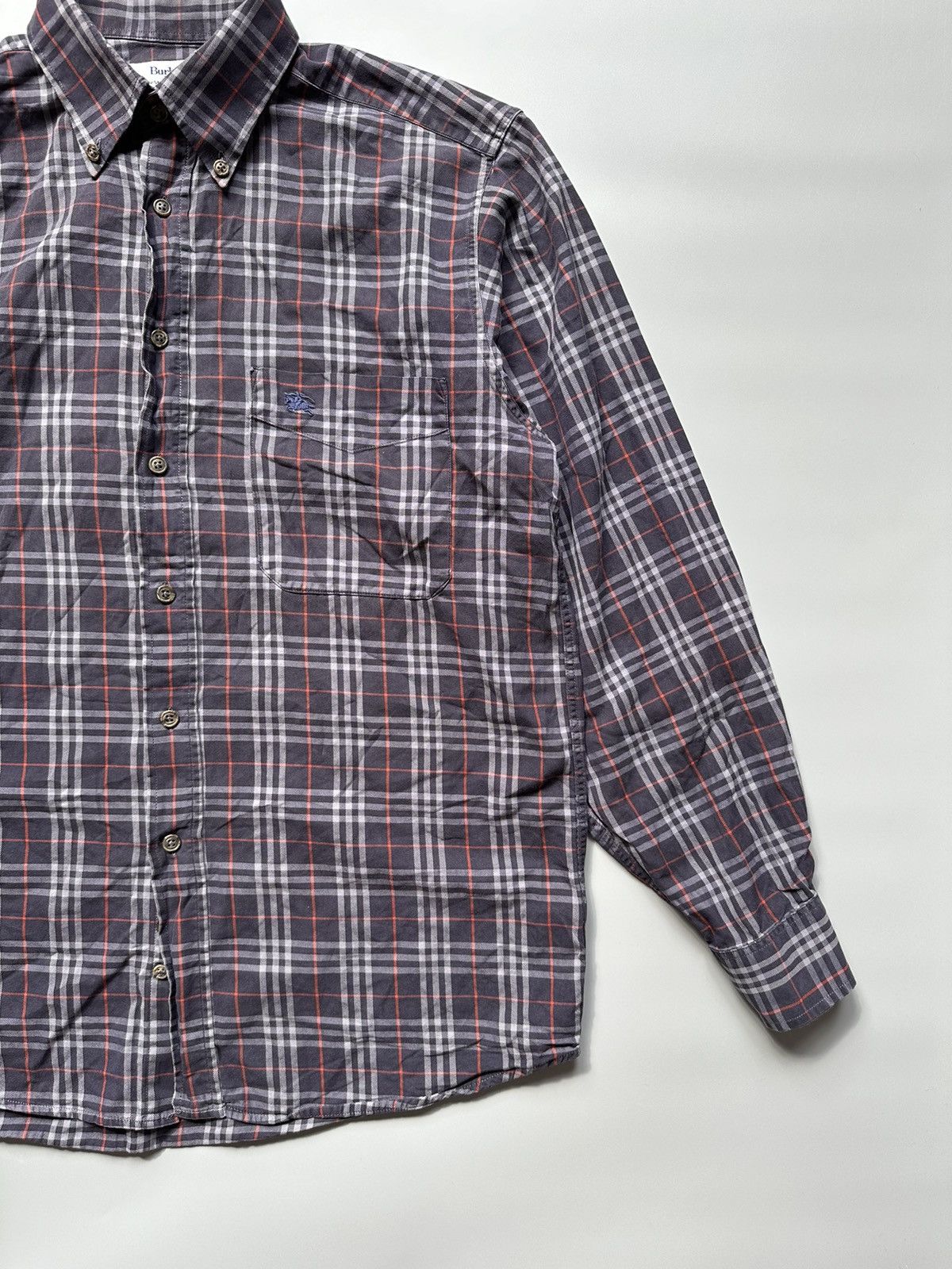 Burberry Vintage Burberry London Nova Check Plaid Shirt Button Size M Size US M / EU 48-50 / 2 - 3 Thumbnail