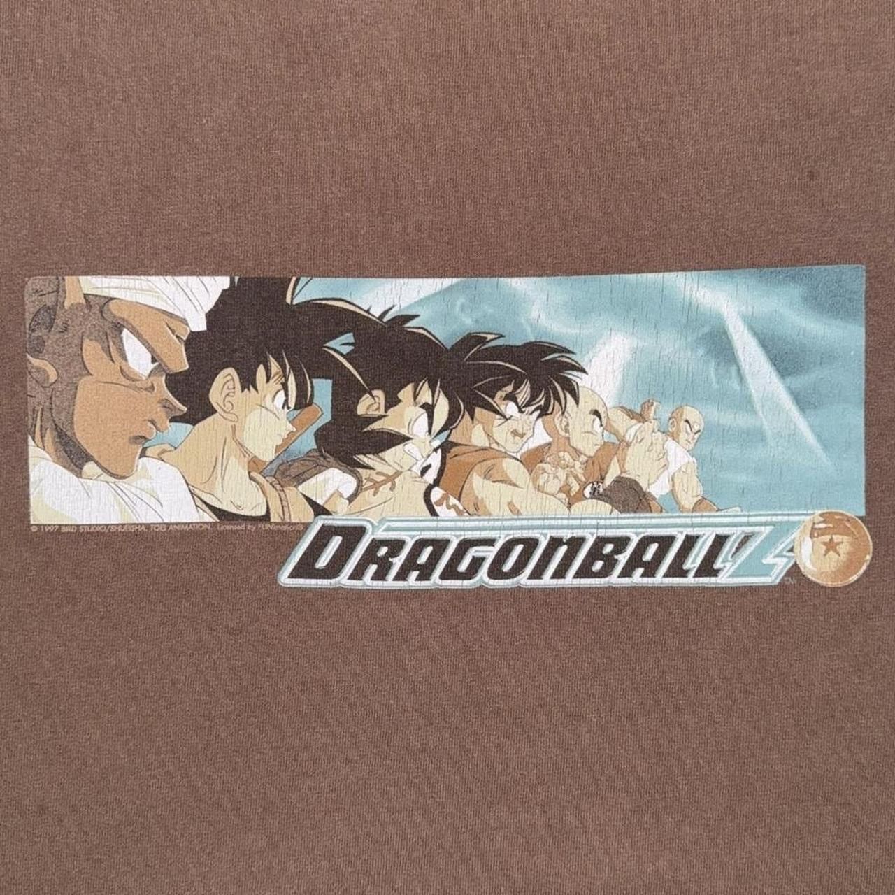 Vintage 1997 Dragon Ball Z Box Logo Z Fighters Funimation Anime Tee Size US M / EU 48-50 / 2 - 5 Thumbnail