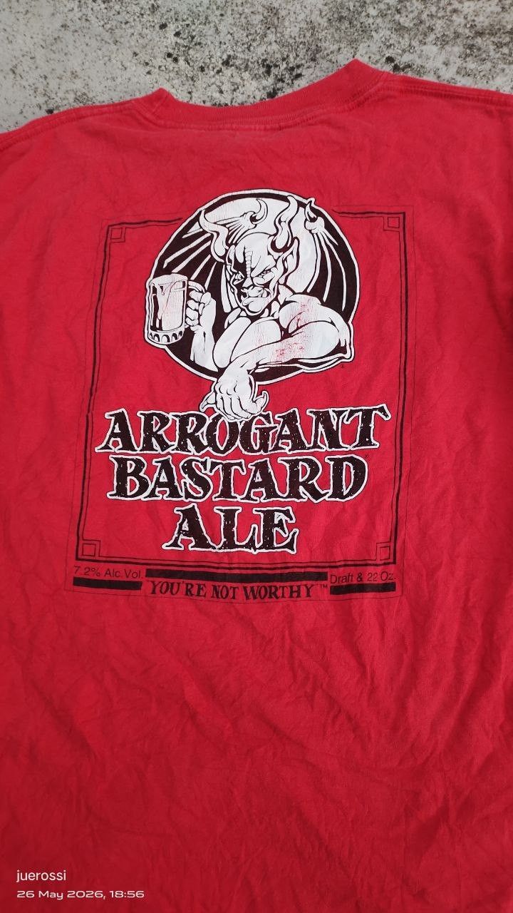 Band Tees Arrogant Bastard Ale "You're Not Worthy" Beer Tee Size US S / EU 44-46 / 1 - 3 Thumbnail