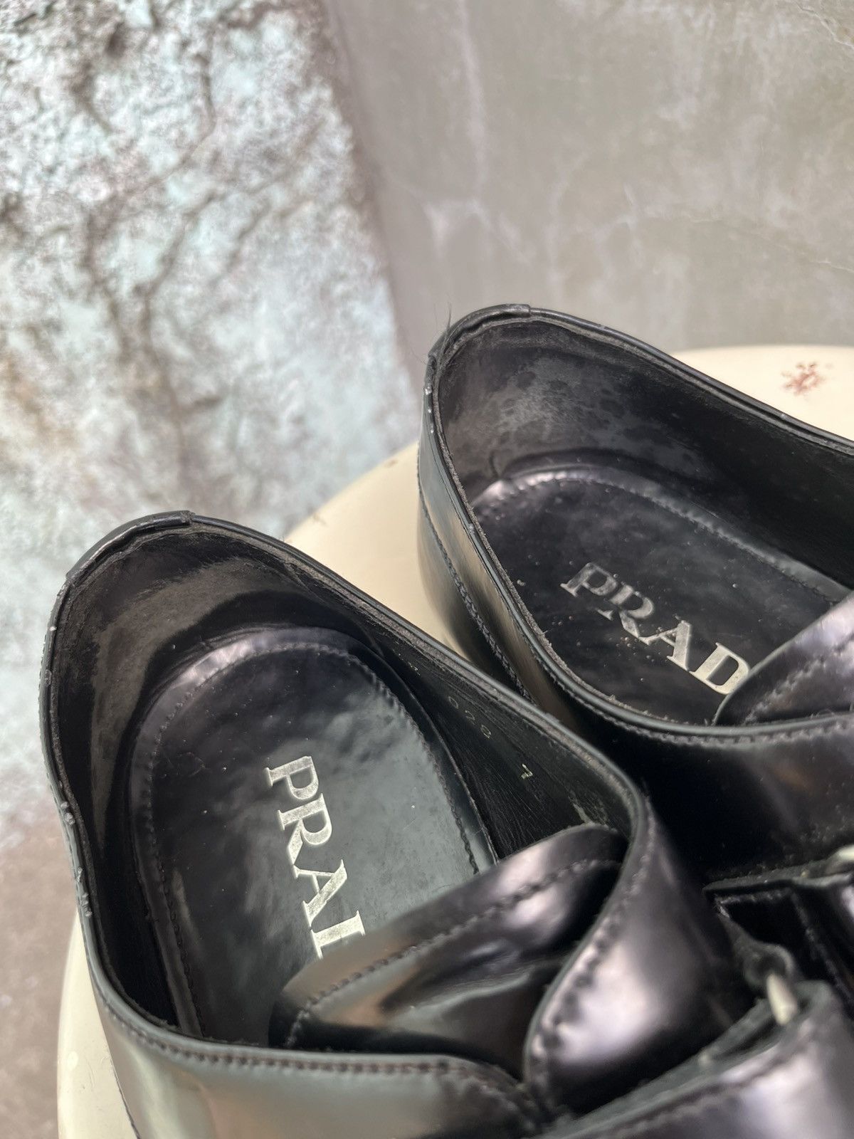 Prada Velcro Strapped Loafers Size US 7 / EU 40 - 11 Thumbnail