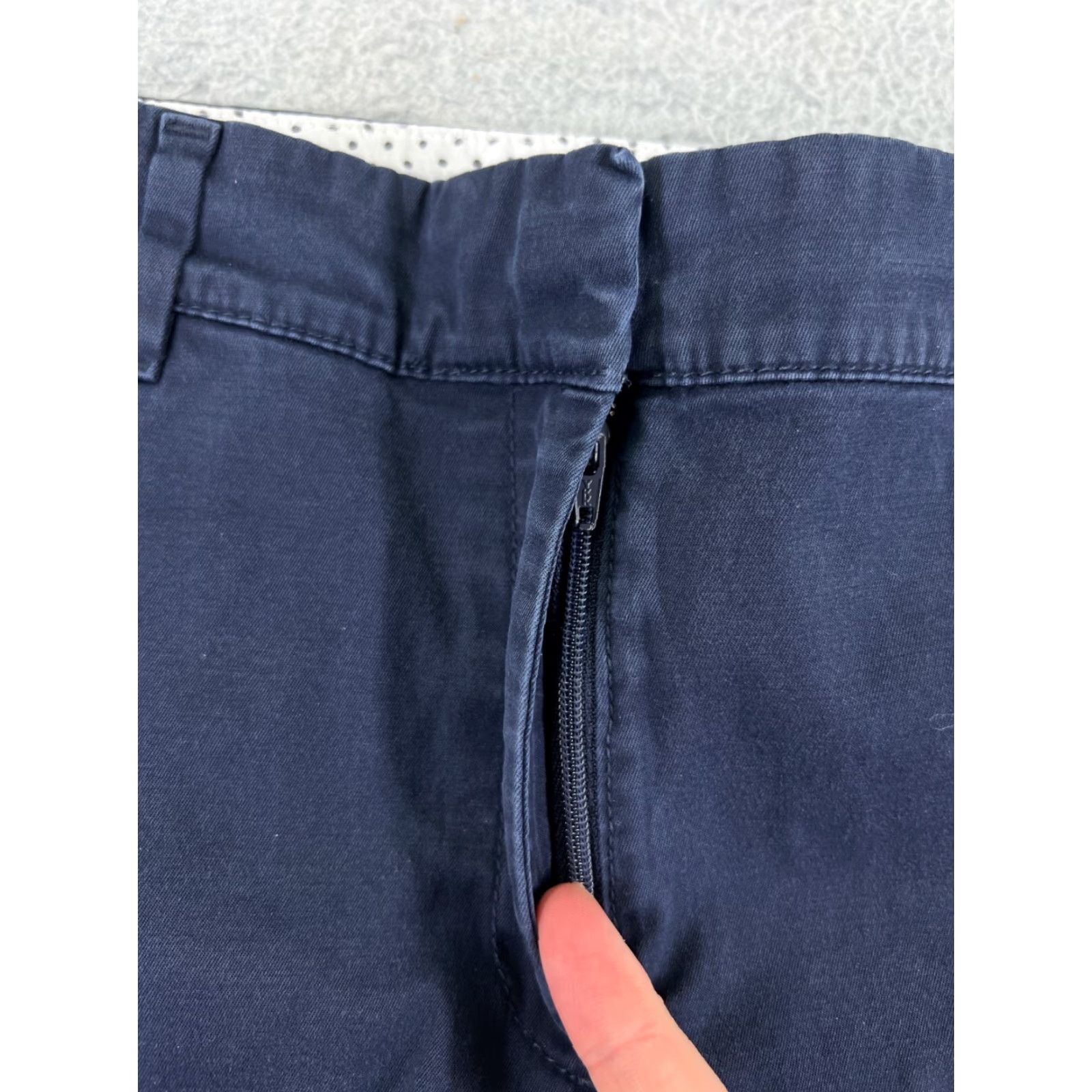 Talbots Talbots Pants Womens 6P Capri Blue Cotton Blend Stretch Flat Front Pockets Regular Petite 21in Inseam Mens? Womens Size 28" / US 6 / IT 42 - 5 Thumbnail