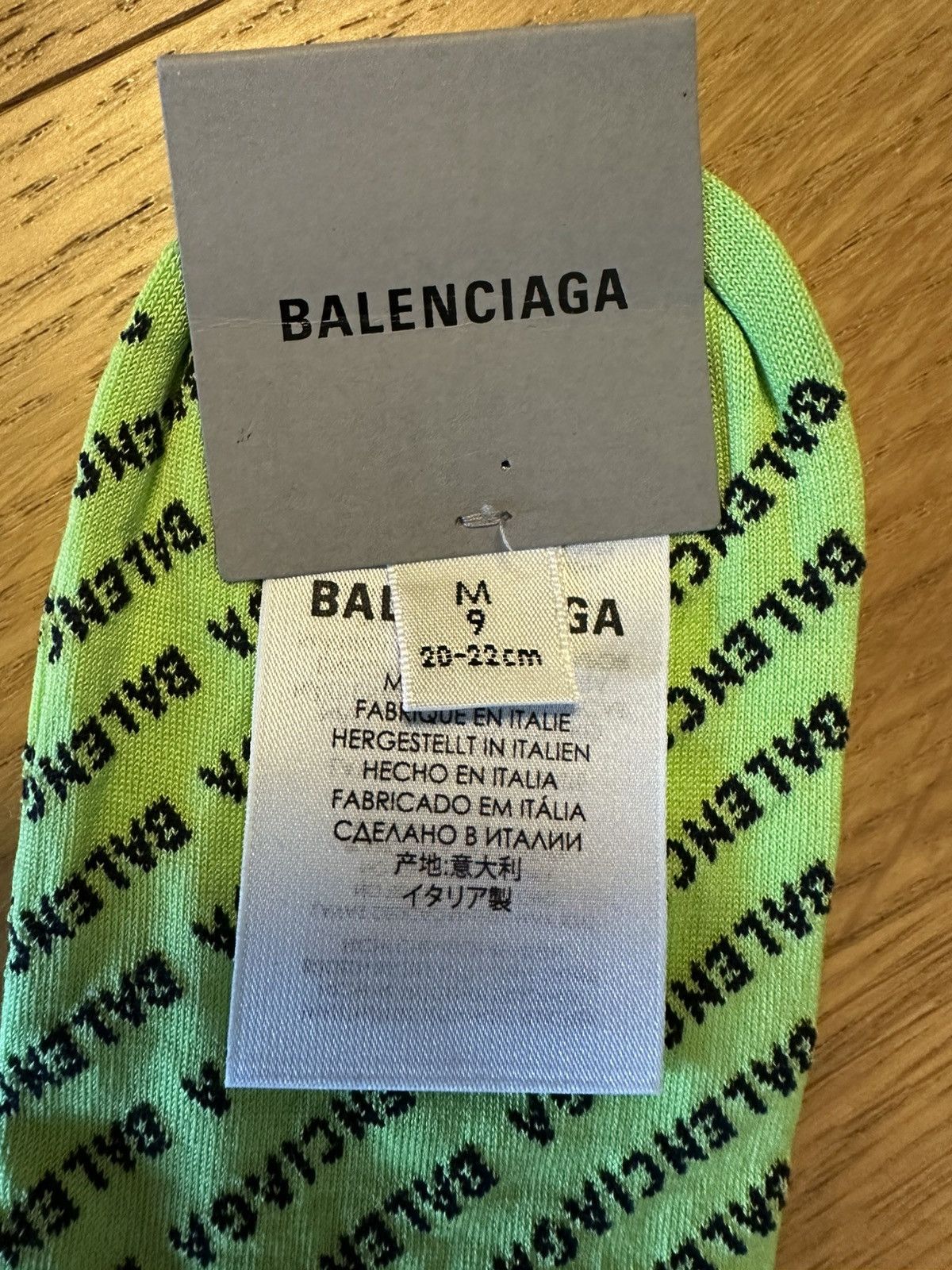 Balenciaga Balenciaga all over logo socks Size ONE SIZE - 4 Thumbnail